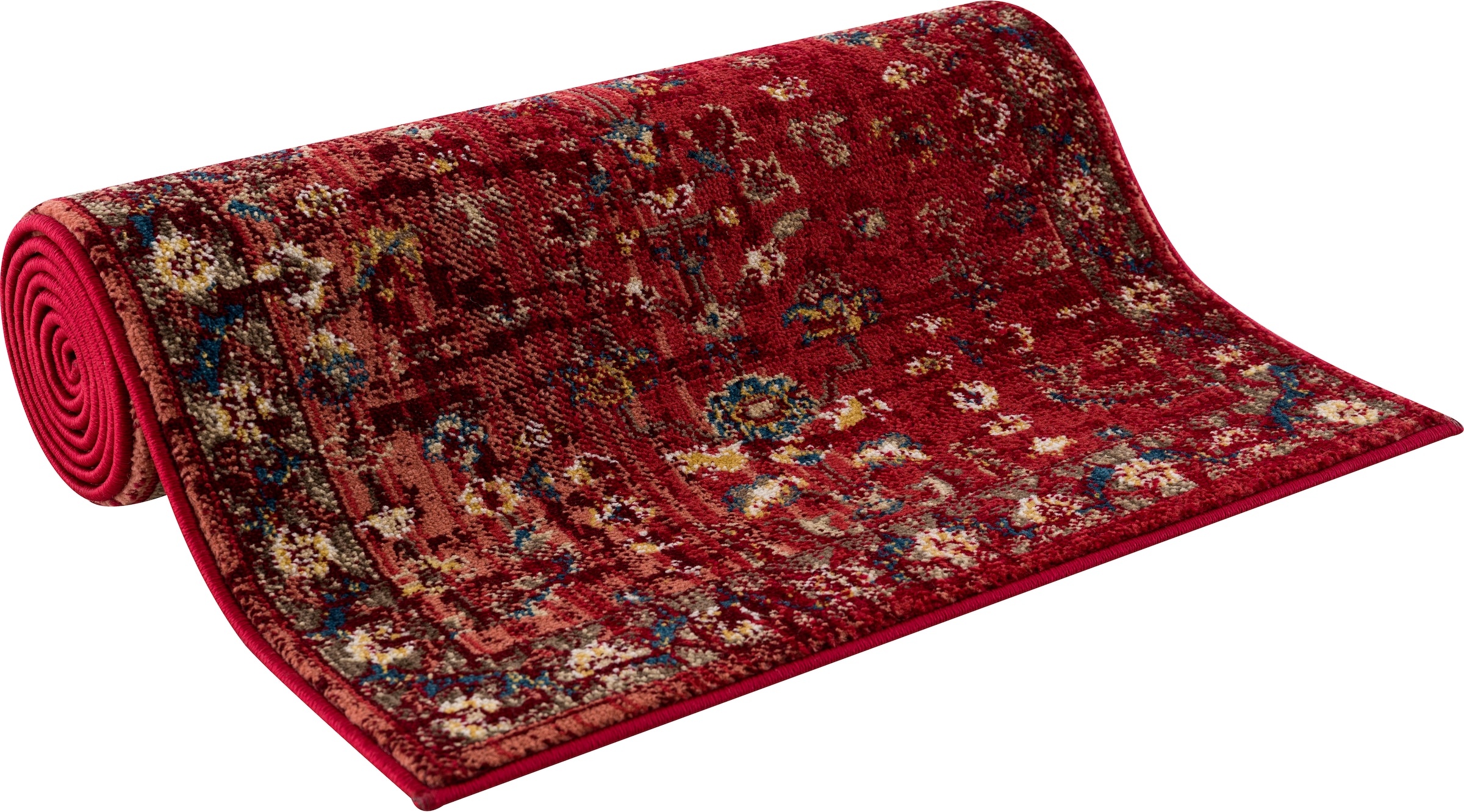 my home Läufer »Clovis«, rechteckig, 11 mm Höhe, Teppich im Orient-Design, mit Bordüre, Vintage