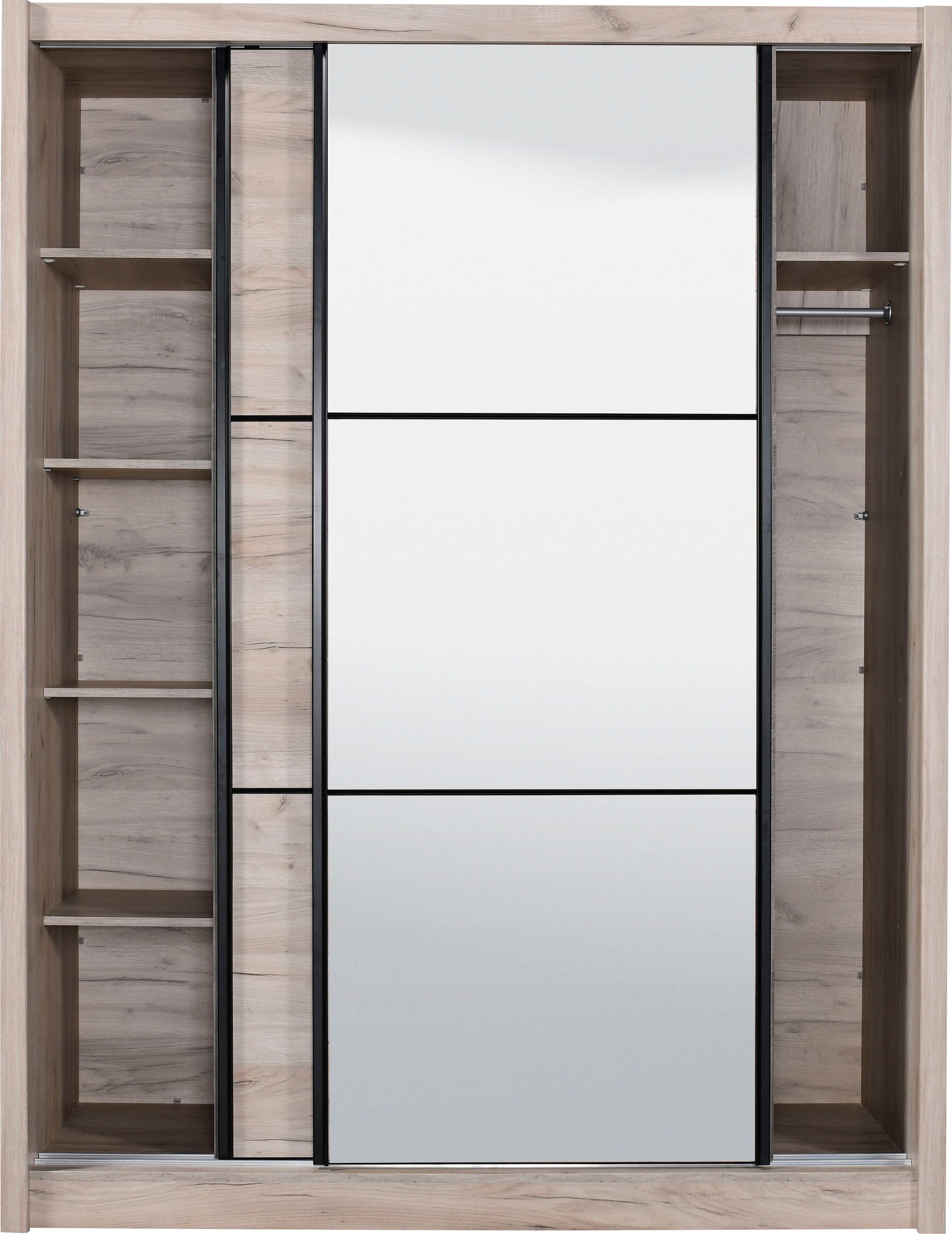 INOSIGN Schwebetürenschrank »Navara«, mit Spiegel und zusätzlichen Einlegeböden