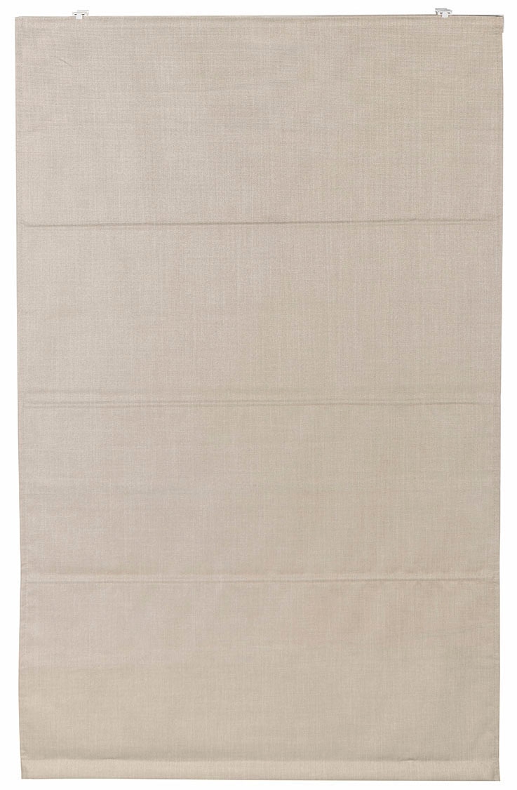 my home Store à enrouleur »RIOLA« verdunkelnd ohne Bohren freihängend Faltrollo in trendiger Leinenoptik NEUHEIT!