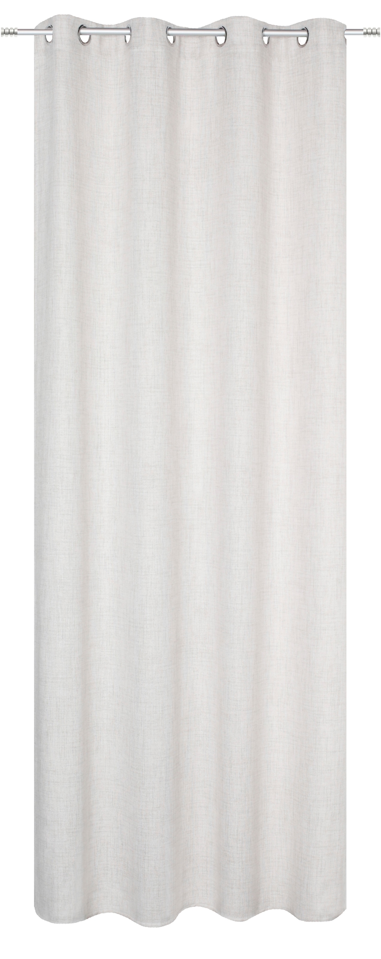 HOME WOHNIDEEN Gardine »LINORA« Ösen 1 Stk. tlg. DEKO, LEINENSTRUKTUR, UNI, ÖSEN