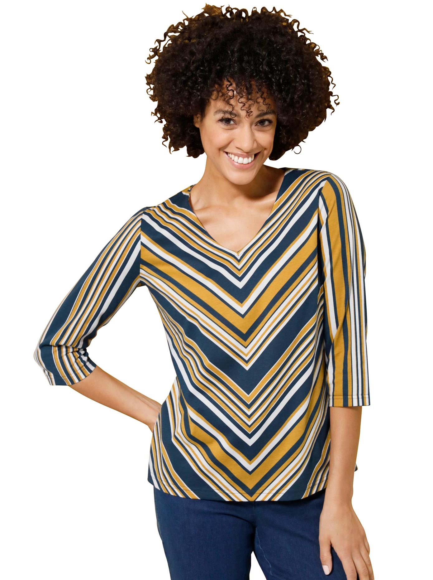 Image of Classic Basics T-Shirt »Streifenshirt«, (1 tlg.) bei Ackermann Versand Schweiz