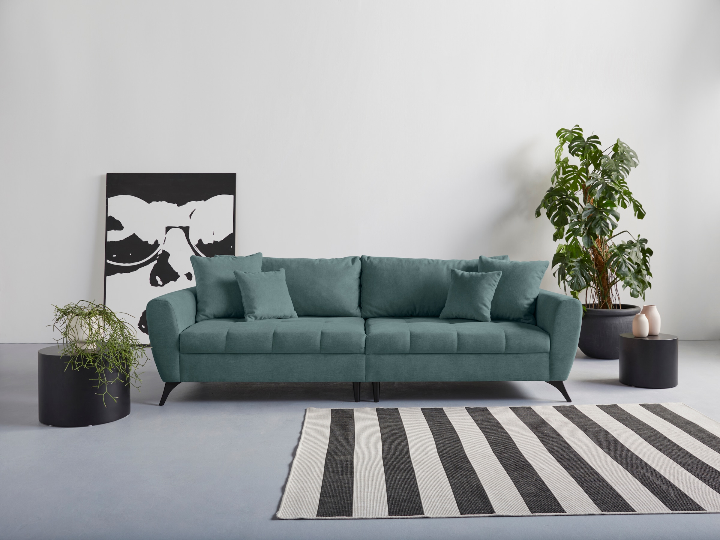 Big-Sofa »Lörby«, Belastbarkeit bis 140kg pro Sitzplatz, auch mit Aqua clean-Bezug