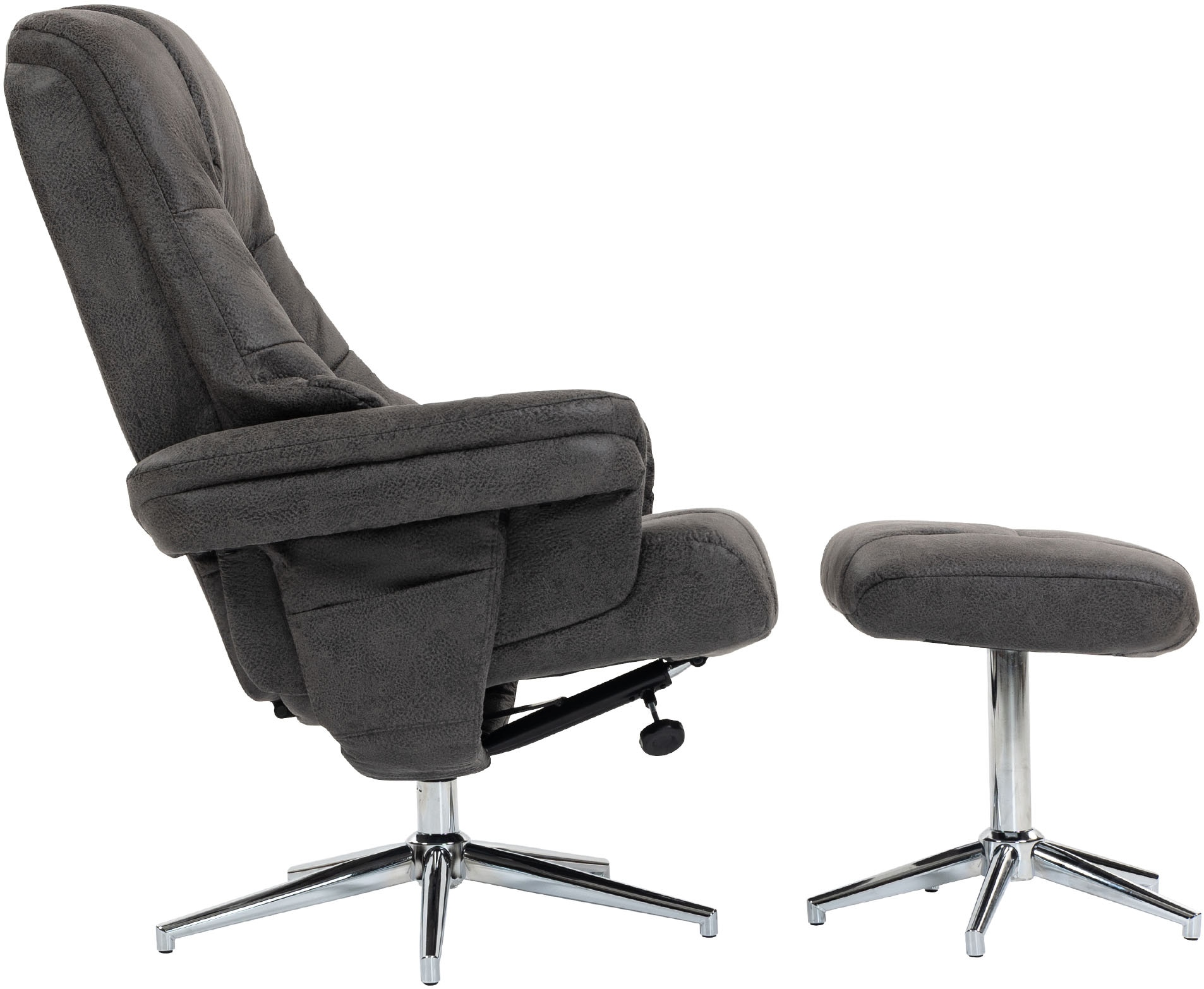 Duo Collection Fauteuil TV »Burnaby« avec tabouret et fonction relax, pivotant à 360 degrés