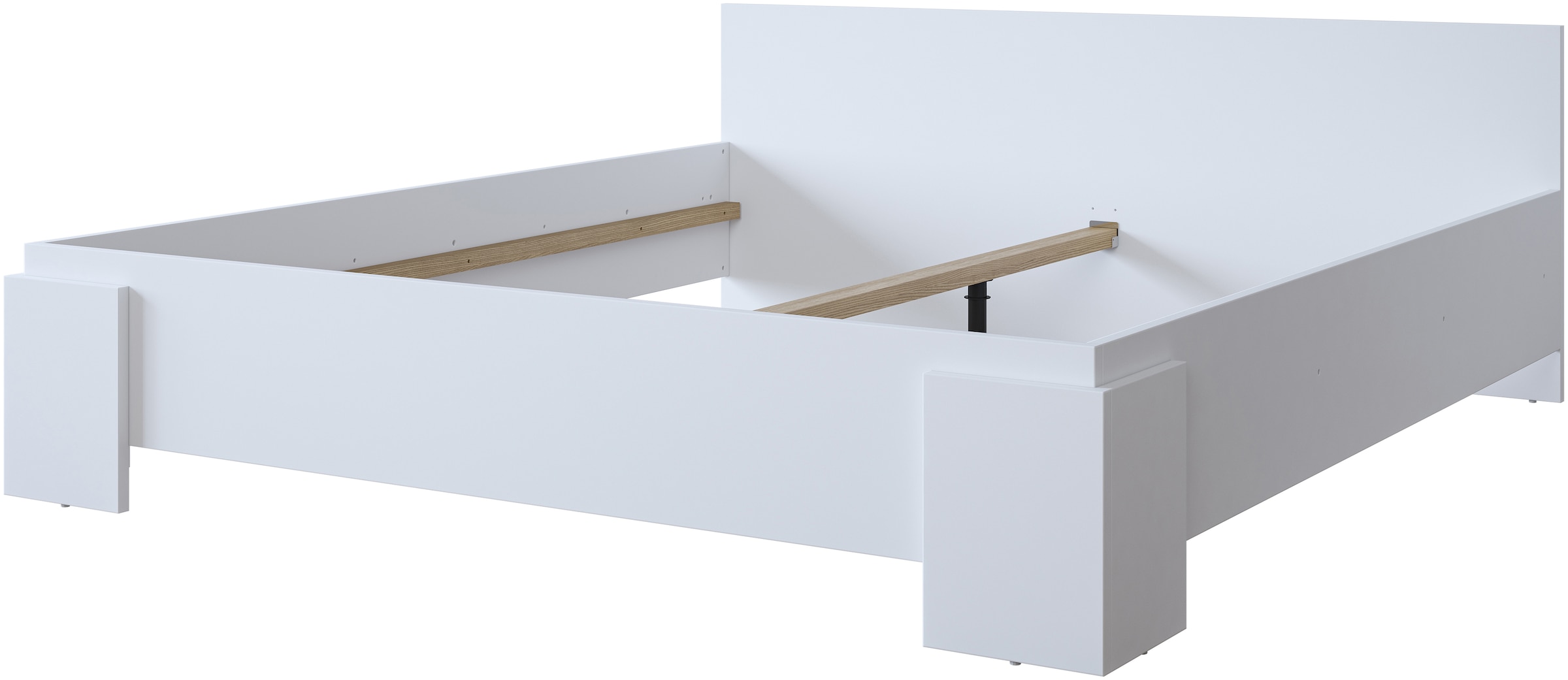Home affaire Bettgestell »India, FSC-zertifizierter Holzwerkstoff, Made in Europe«, Doppelbett 160x200 oder 180x200cm, weiss oder schieferfarben