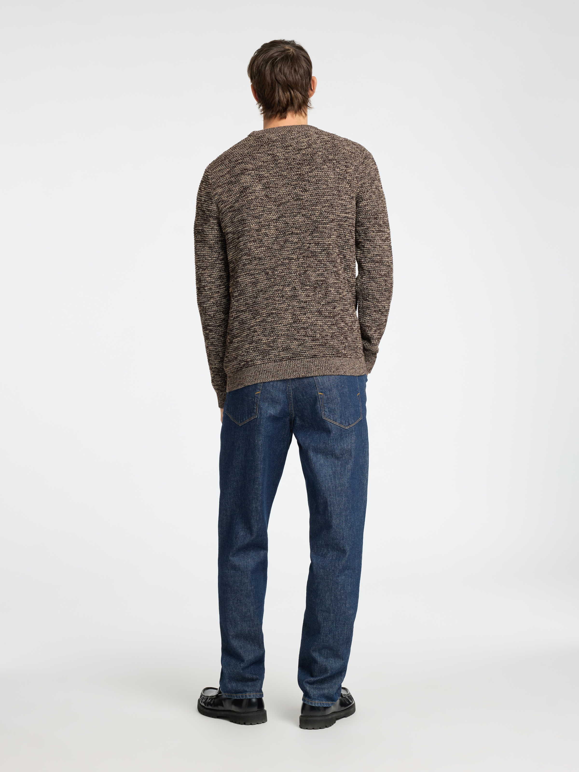SELECTED HOMME Pull à col rond »SLHVINCE LS KNIT BUBBLE CREW NECK NOOS«