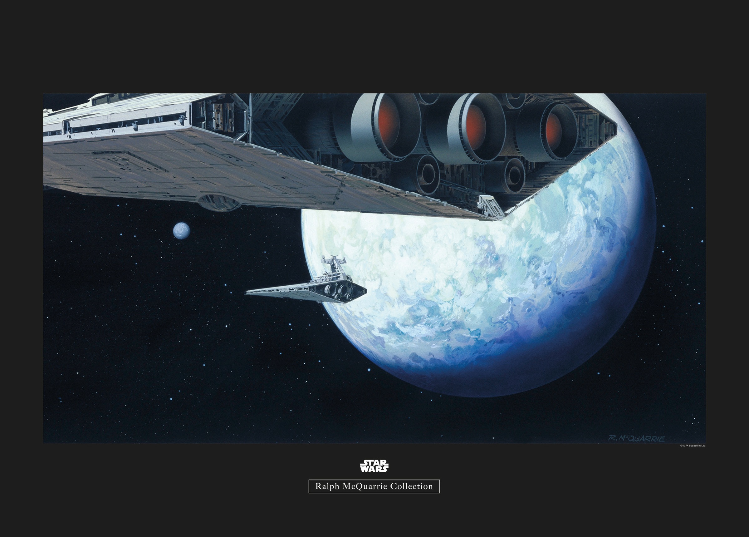 Image of Komar Poster »Star Wars Classic RMQ Hoth Orbit«, Star Wars bei Ackermann Versand Schweiz