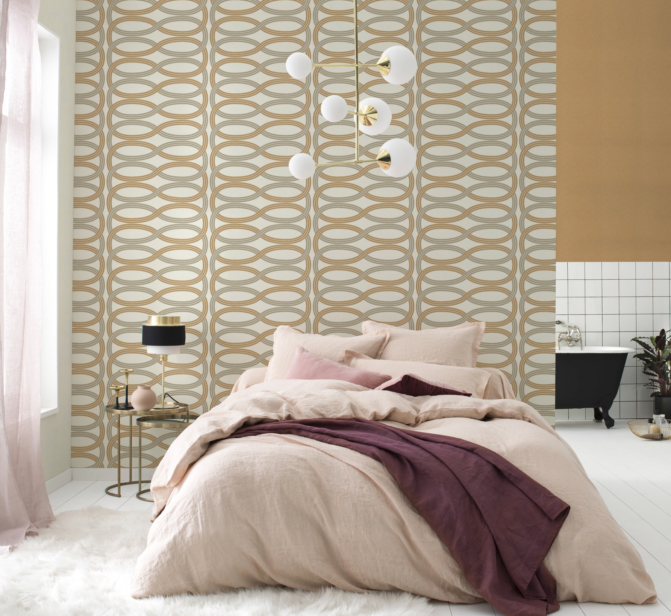 Rasch Vliestapete »GLAM«, gemustert-Glitzermuster