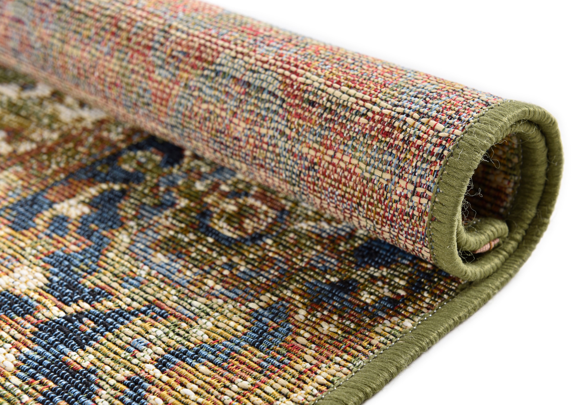 TOM TAILOR HOME Teppich »Funky Outdoor Orient One«, rechteckig, 5 mm Höhe, Flachgewebe, Orient-Optik, In- und Outdoor geeignet, Wohnzimmer