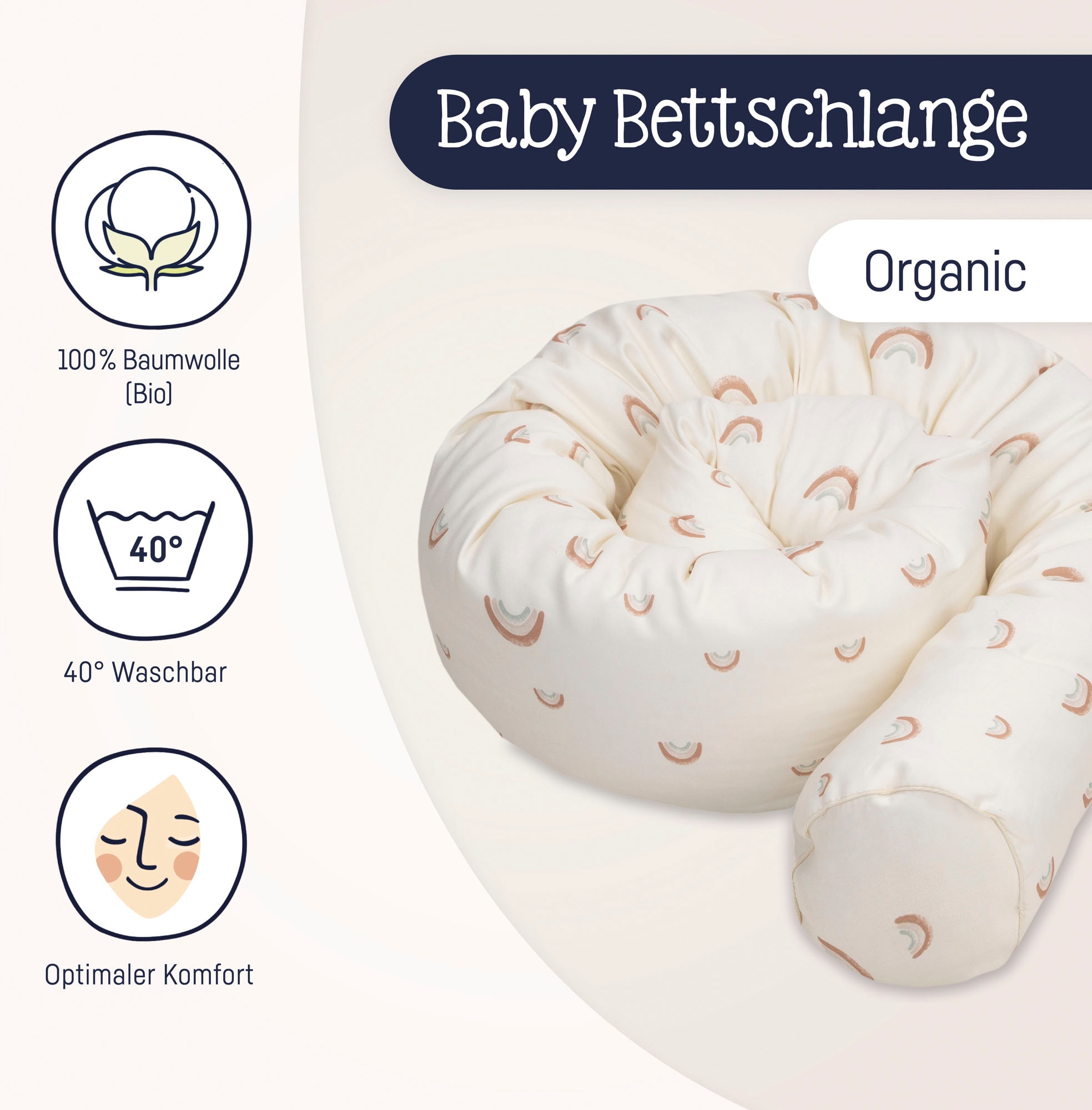 Julius Zöllner Serpent à nid »Organic, Rainbow« Made in Germany