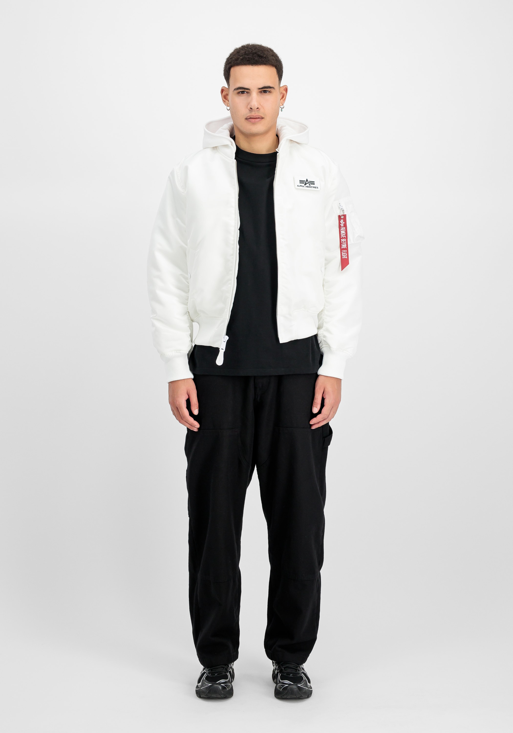 Alpha Industries Veste bomber »MA-1 Zip Hood Backprint«