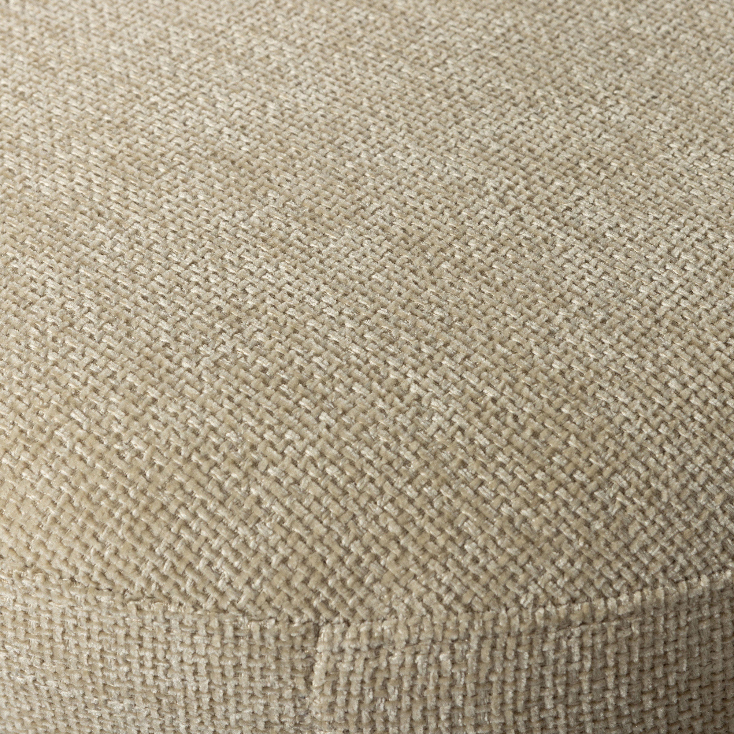 WOOOD Pouf »Charlie kompakte Form, vollständig gepolstertes B 45 x T 45 x H 47 cm« Très haute résistance à l'usure, capacité de charge 100 kg, hauteur d'assise moyenne