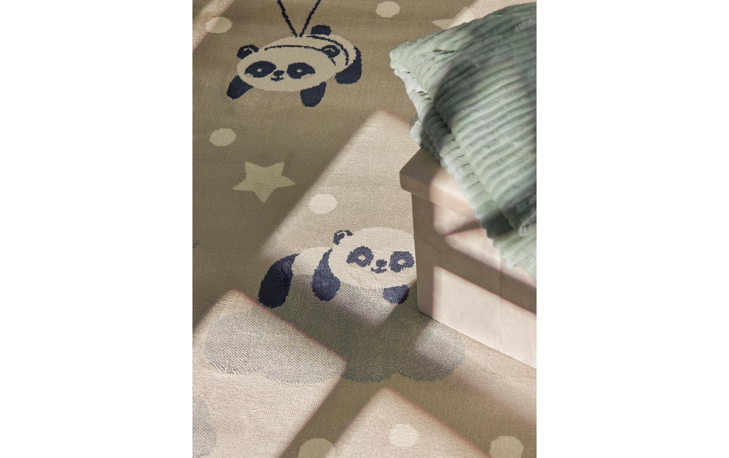 HANSE Home Kinderteppich »Dreamy Panda« rechteckig 10 mm Höhe Pflegeleicht, Weich, Kinderzimmer, Spielteppich, Spielunterlage