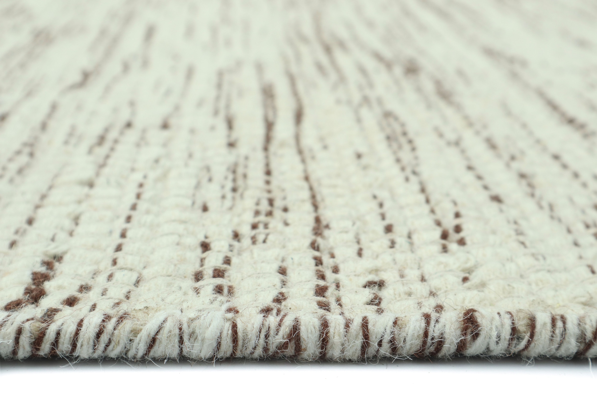 GOODproduct Teppich »Lirra, mit hohem Wollanteil, Wolle-Baumwoll-Mix« rechteckig 6 mm Höhe zeitloses Design, Webstruktur, Wohnzimmer, Schlafzimmer, Esszimmer