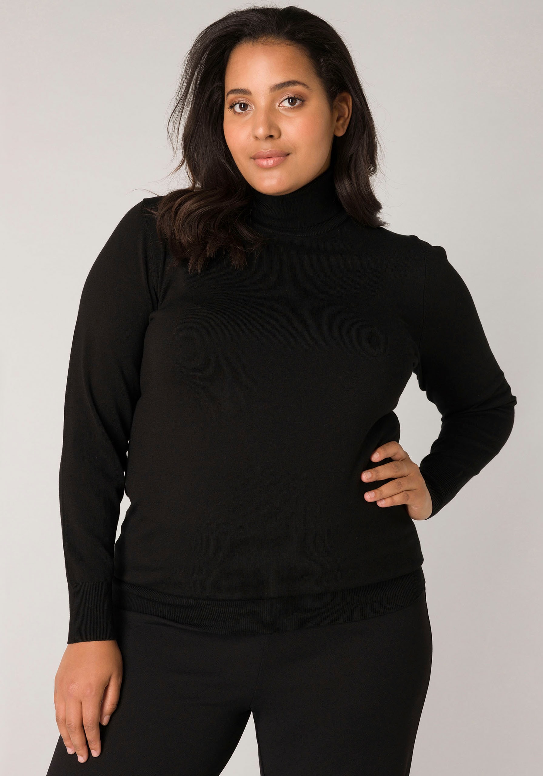 Base Level Curvy Rollkragenpullover »BAS-YUENA«