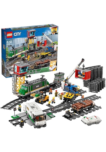 LEGO® Konstruktionsspielsteine »Güterzug (60198), LEGO® City«, (1226 St.) kaufen