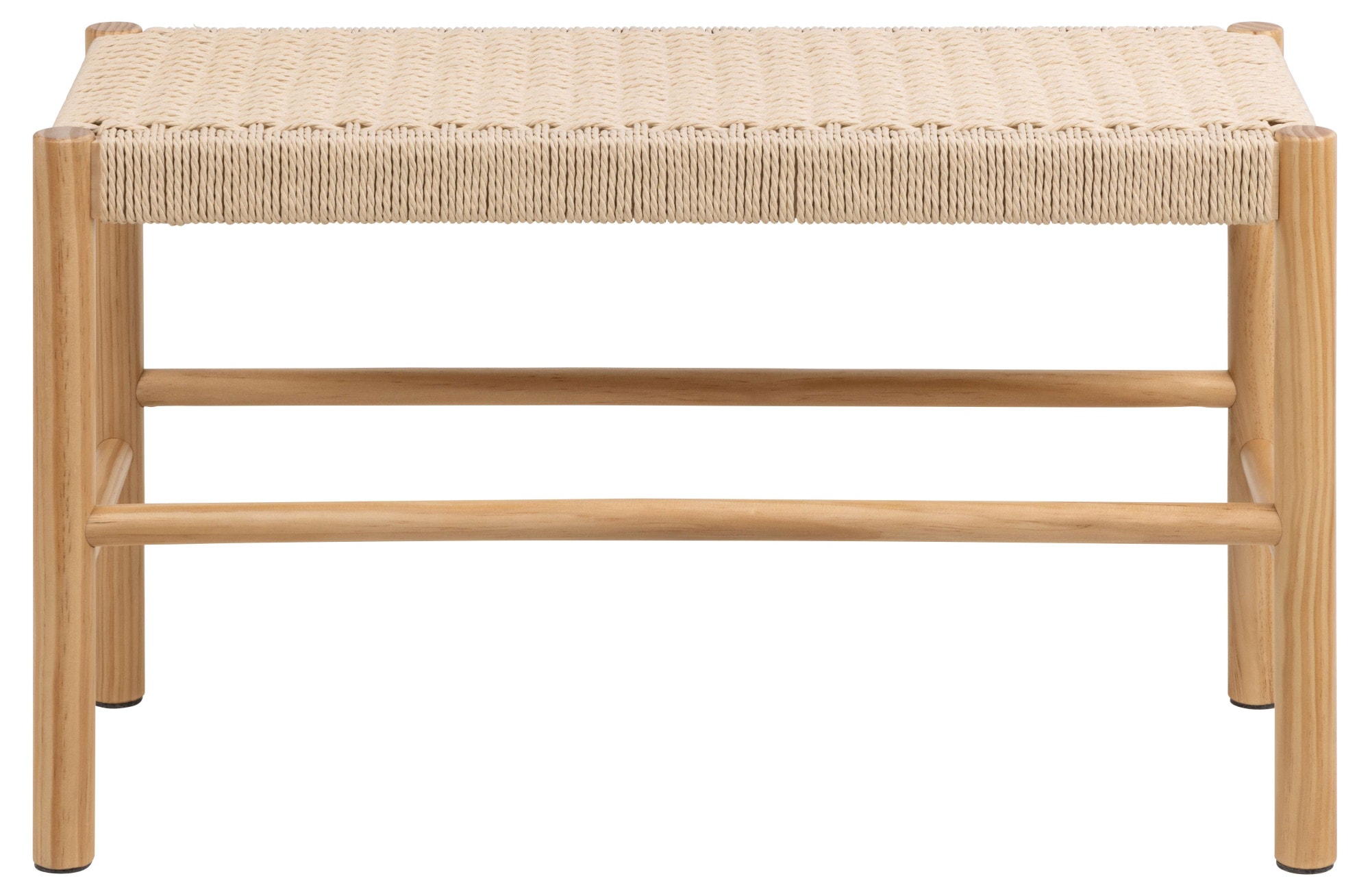 ACTONA GROUP Banc »Alvin, Sitzbank, Esszimmerbank« Banc, naturel, osier papier, avec motif tressé, 80x35x45 cm