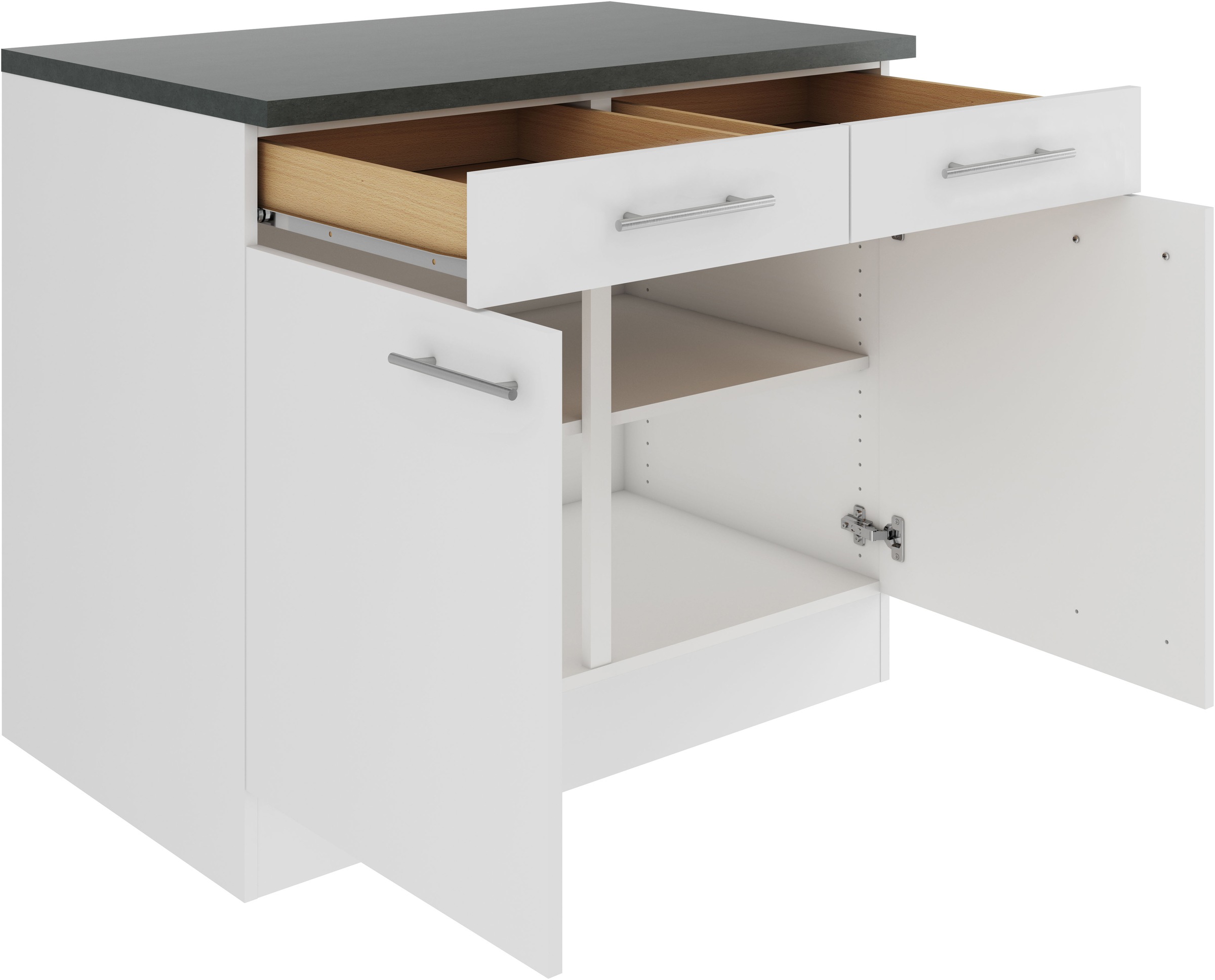 OPTIFIT Unterschrank »Bella«, Breite 100 cm, mit 2 Türen und 2 Schubkästen