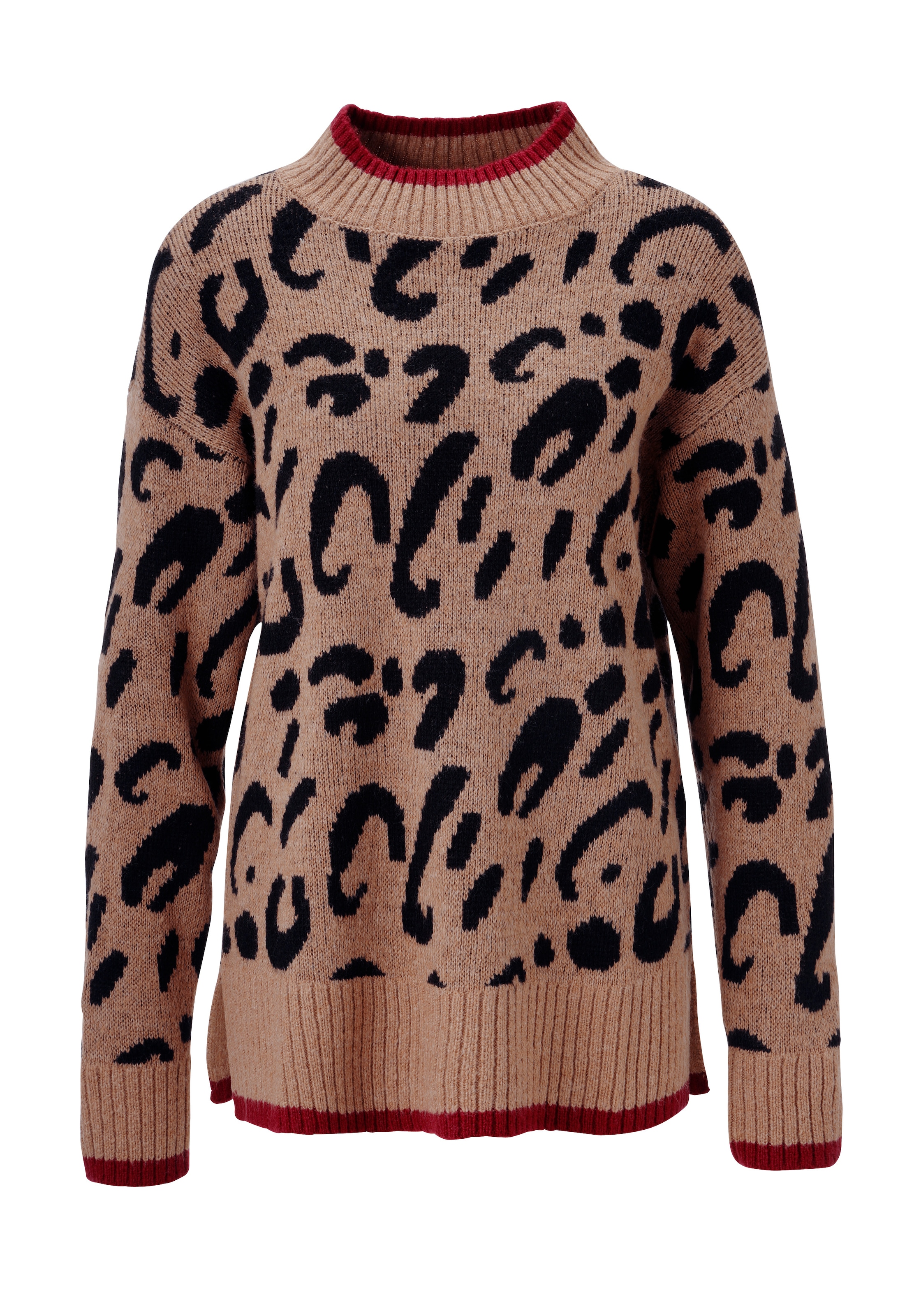 Aniston CASUAL Strickpullover, im extravaganten Animal-Muster - NEUE KOLLEKTION
