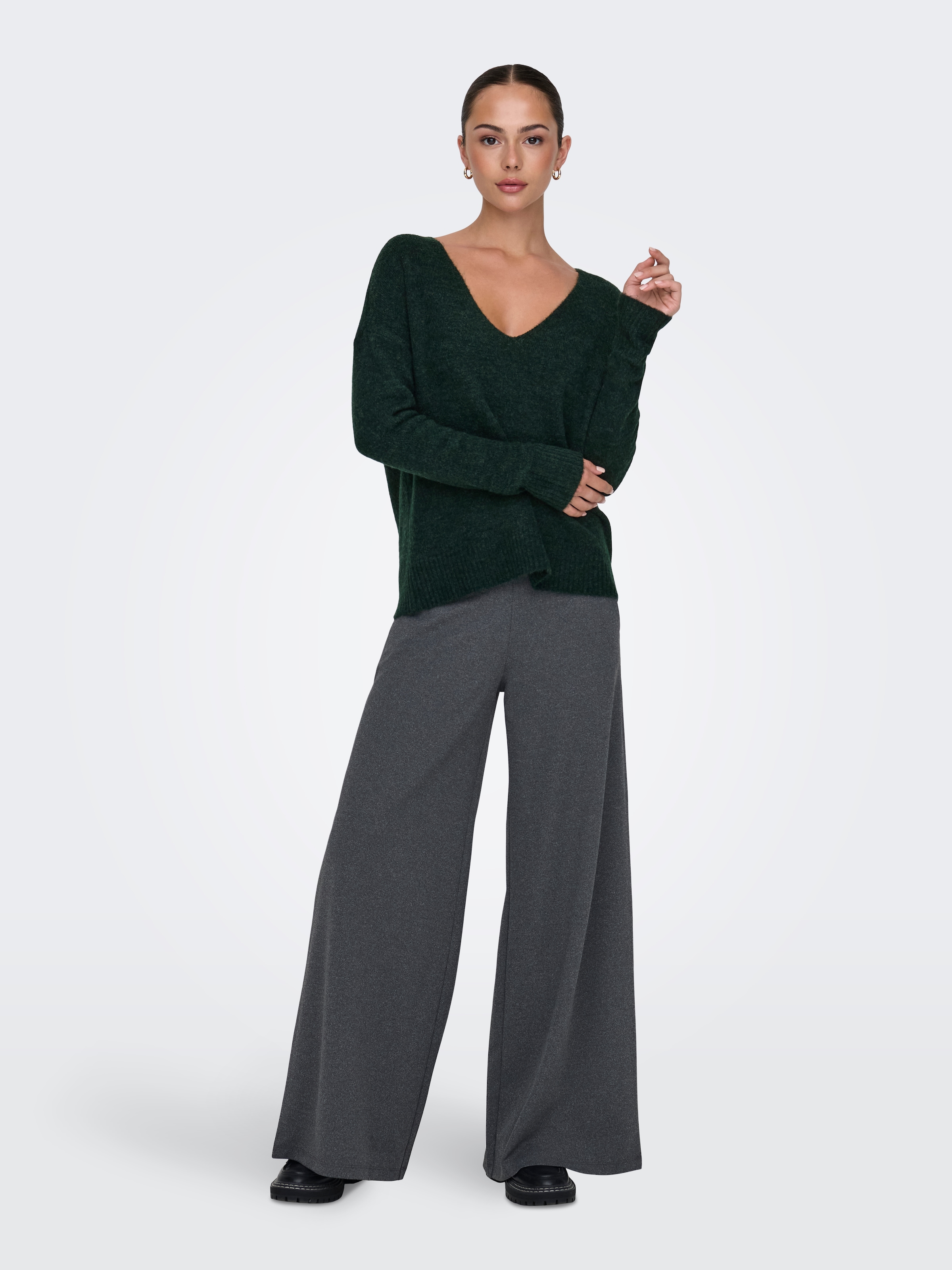 JDY V-Ausschnitt-Pullover »JDYELANORA L/S V-NECK PULLO. KNT NOOS«