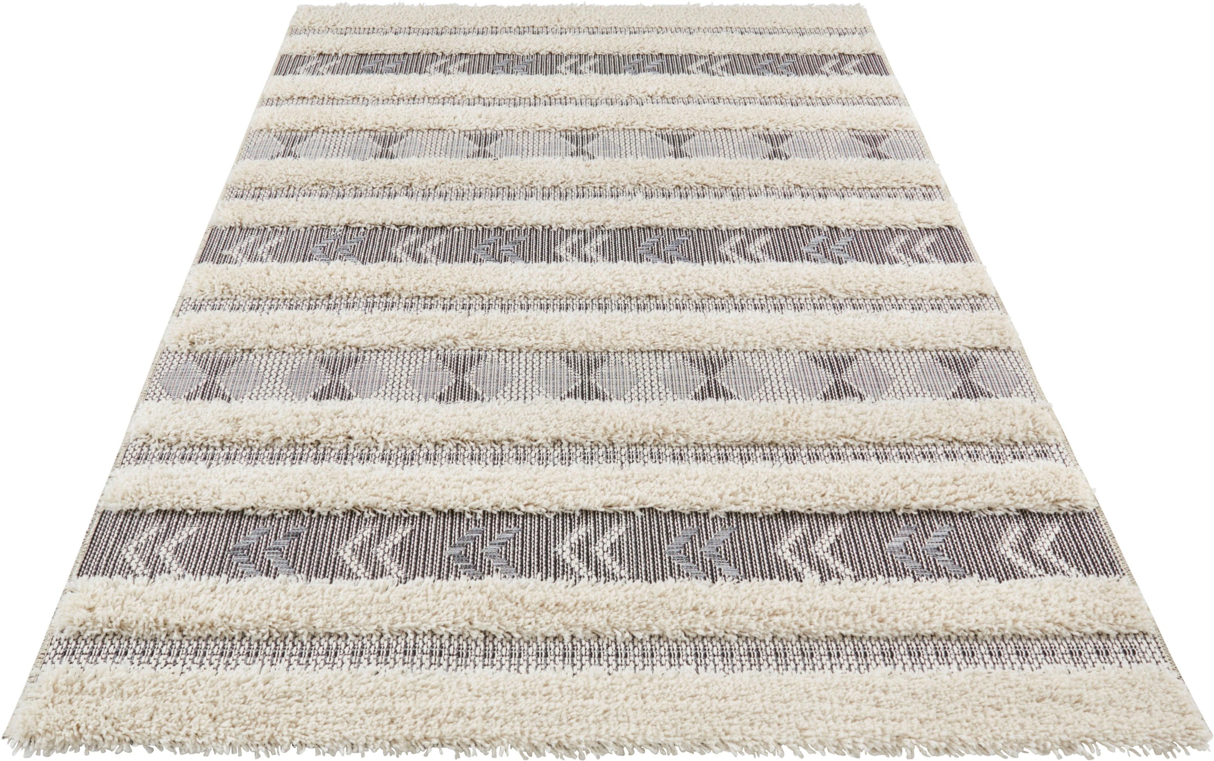 Image of freundin Home Collection Teppich »Taza«, rechteckig, 35 mm Höhe, In- und Outdoor geeignet, Sisal-Optik, Hoch-Tief-Struktur, Wohnzimmer, Terasse, Balkon, Robust, Pflegeleicht bei Ackermann Versand Schweiz