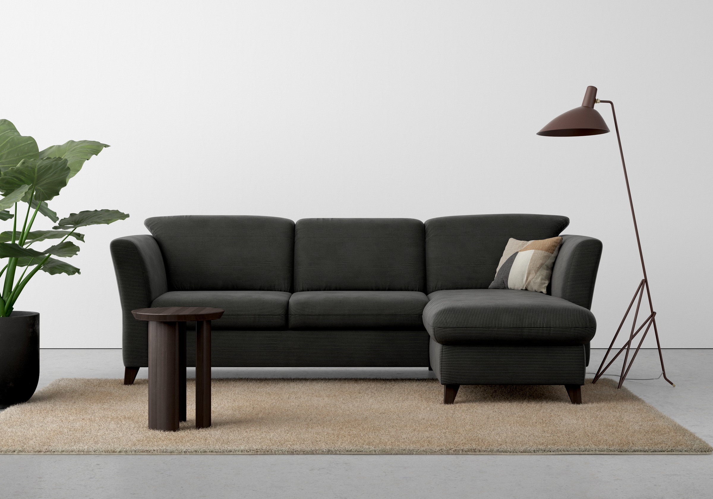 Home affaire Ecksofa »Trelleborg L-Form« wahlweise mit Bettfunktion und Bettkasten, inkl. Federkern-Polsterung