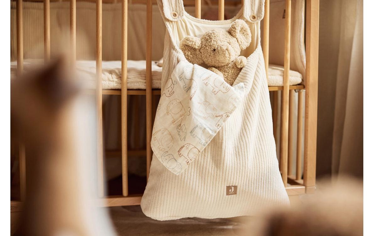 Jollein Sac de rangement »Cloudy Rib Oatmeal« Aufbewahrungstasche fürs Bett
