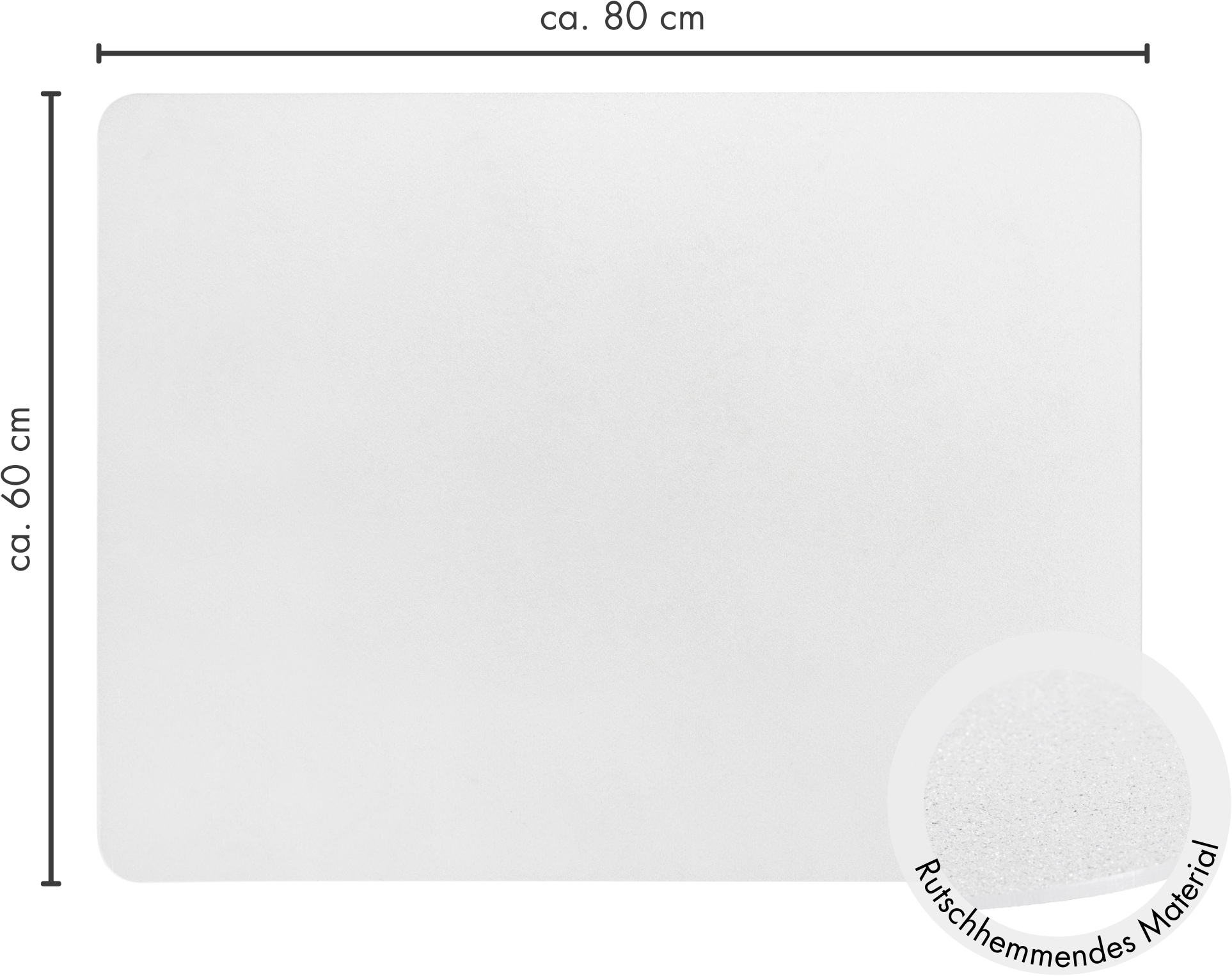 Andiamo Tapis de protection du sol »Premium Bürostuhlmatte, Made in Swiss« 1 cuis tlg. Bodenschutzplatte, robust & strapazierfähig für den täglichen Gebrauch