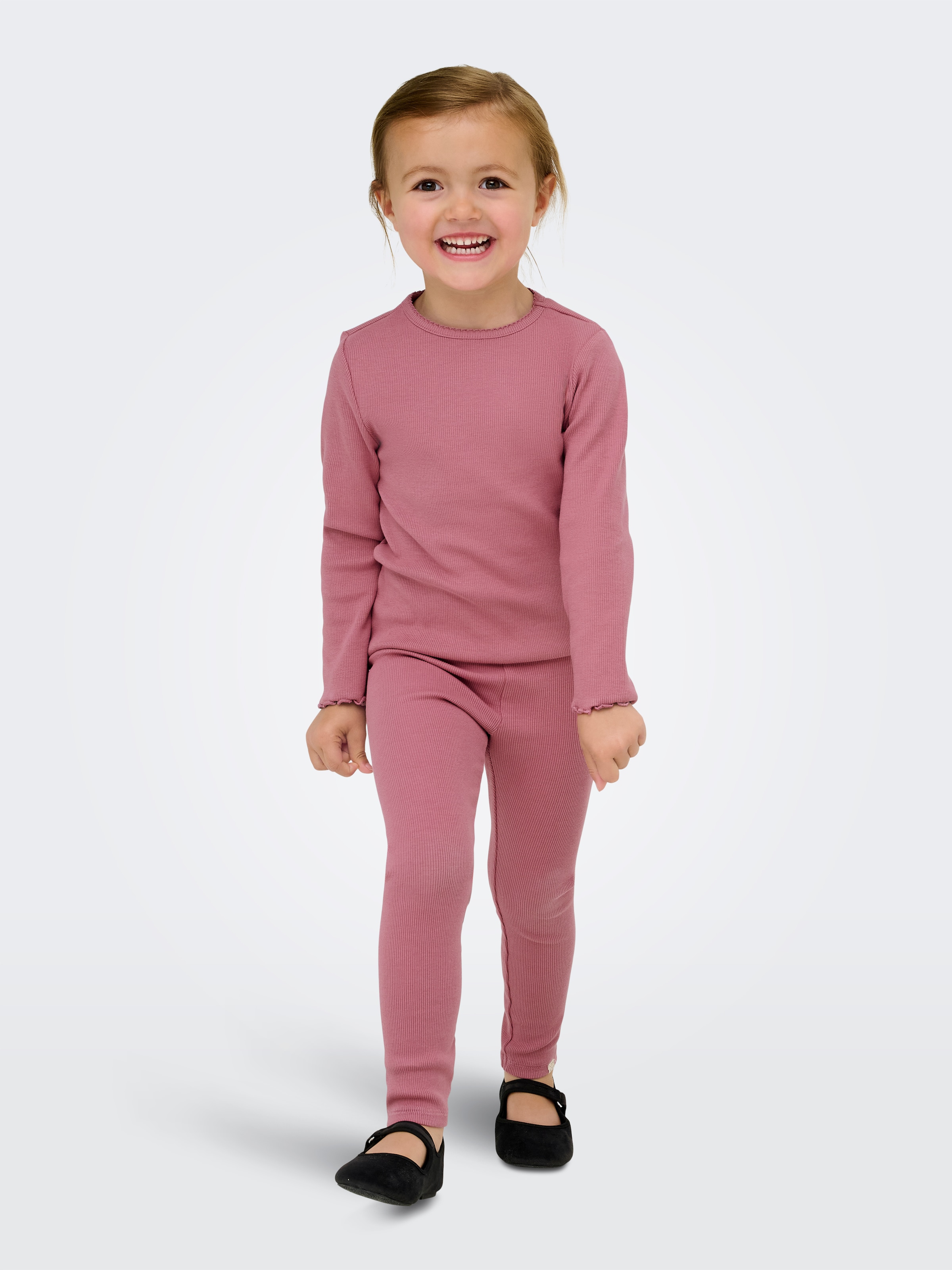 KIDS ONLY Leggings »KMGTRINNY SOLID LEGGING JRS NOOS«  mélange de coton, ajusté