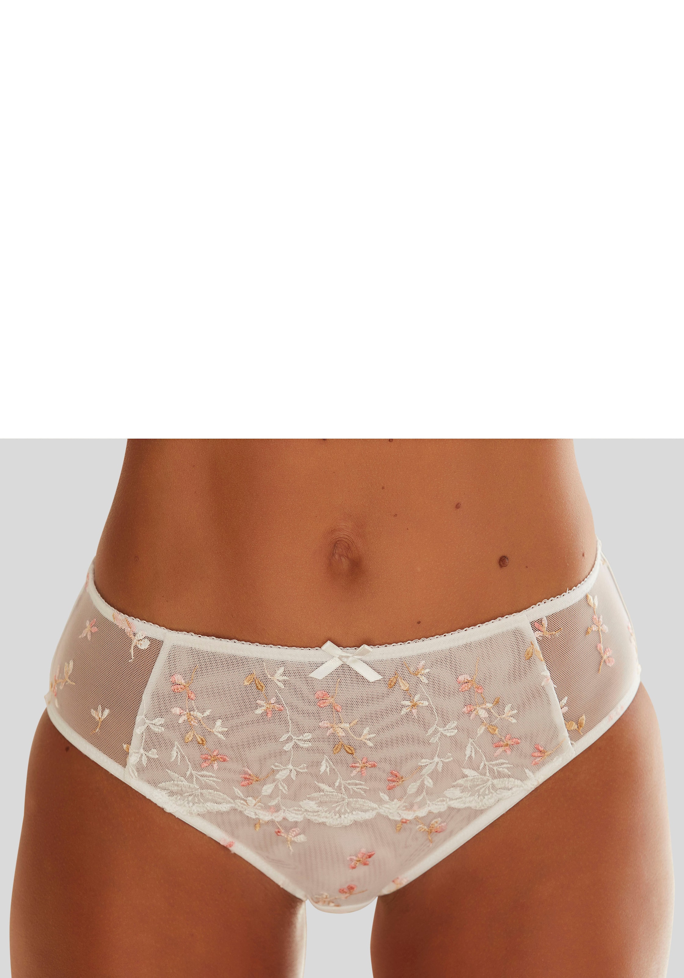 Image of Nuance by Lascana Slip "als Dessous-Set kombinierbar" mit Spitze in blumiger Optik, sexy Dessous, grosse Grössen
