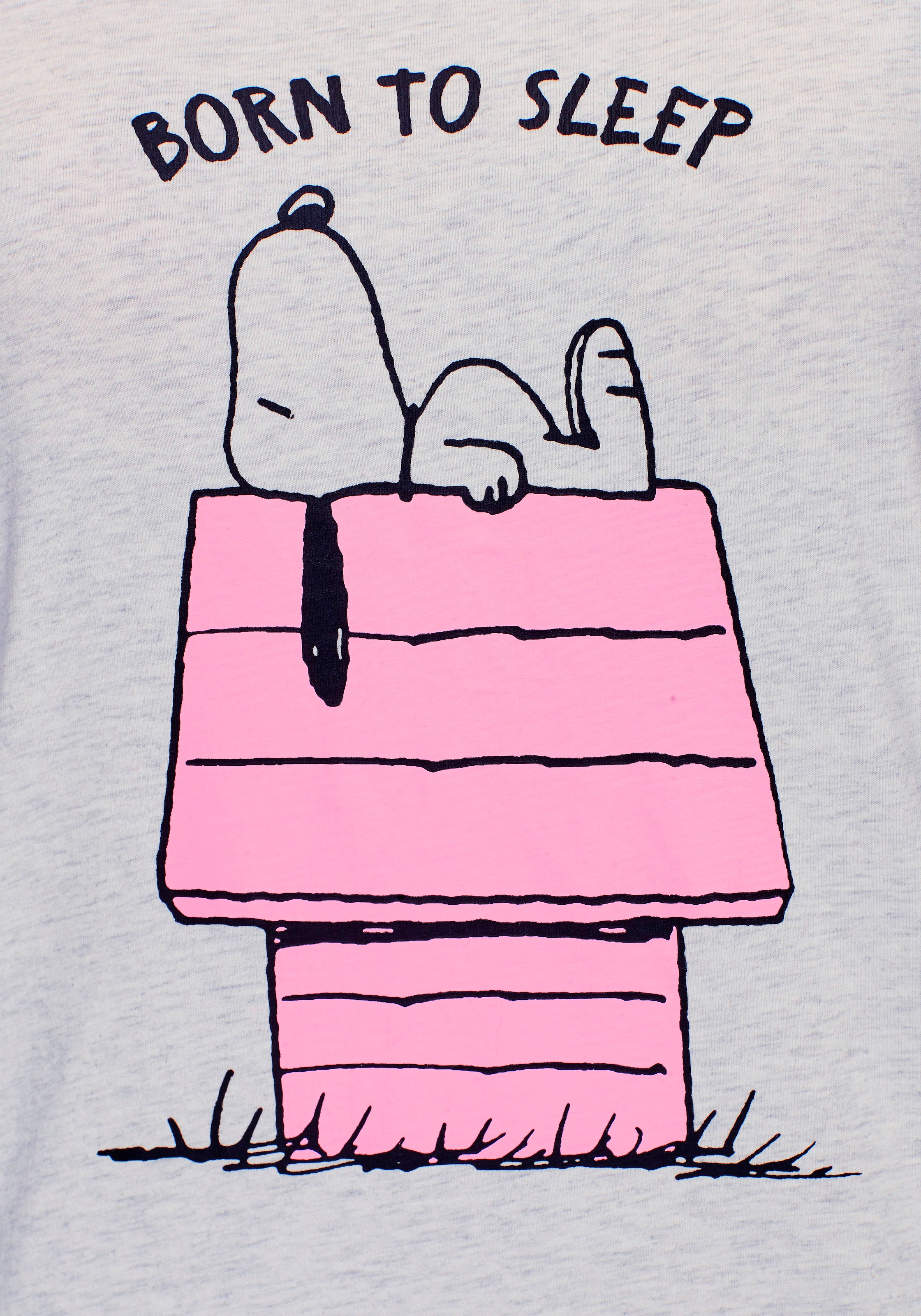 Peanuts Pyjama, (2 mit Trouver Stück), 1 Snoopy-Print tlg., sur