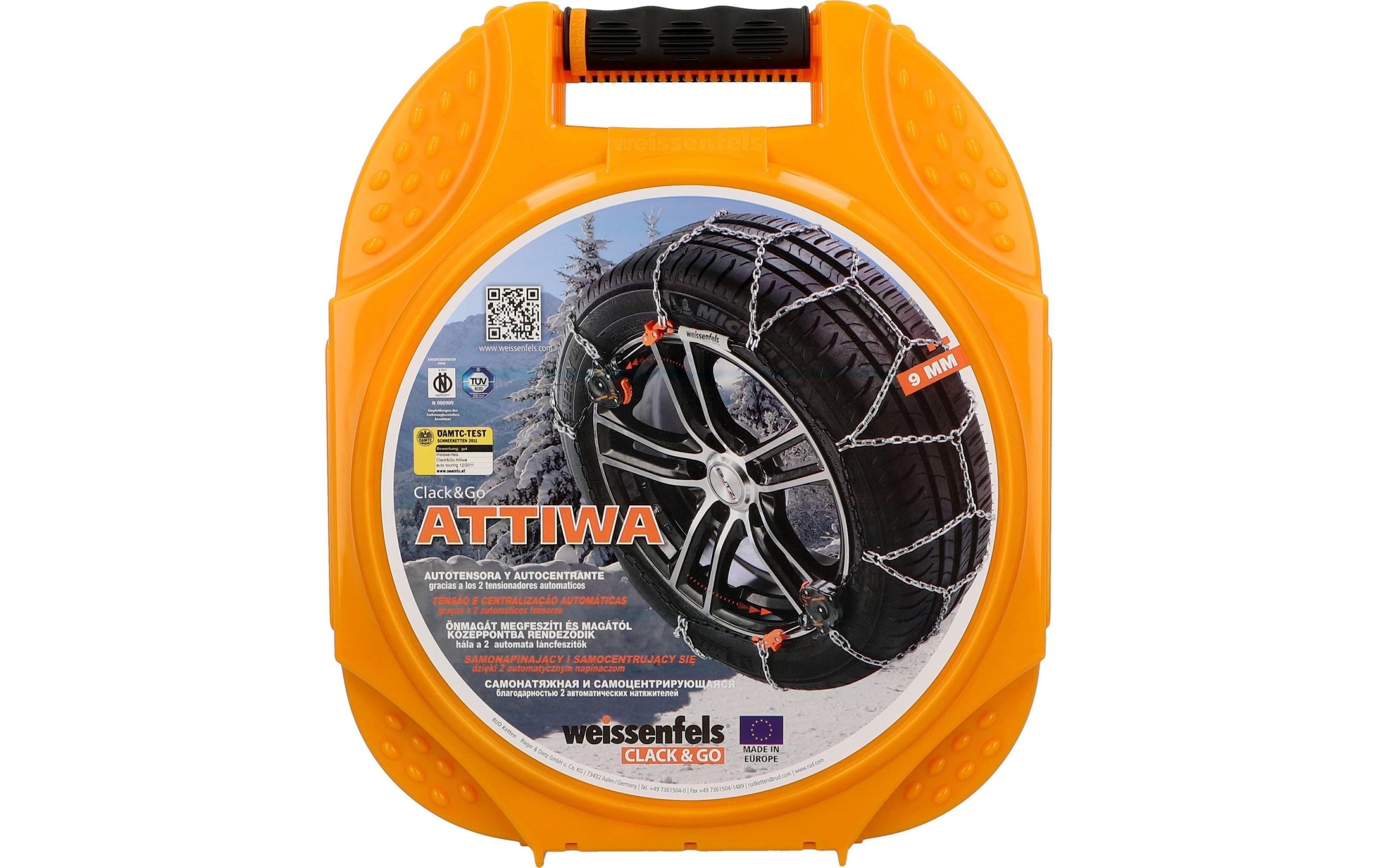   Chaînes à neige »Weissenfels ATTIWA CLACK & GO Gr.12« Ist in der Schweiz als  zugelassen