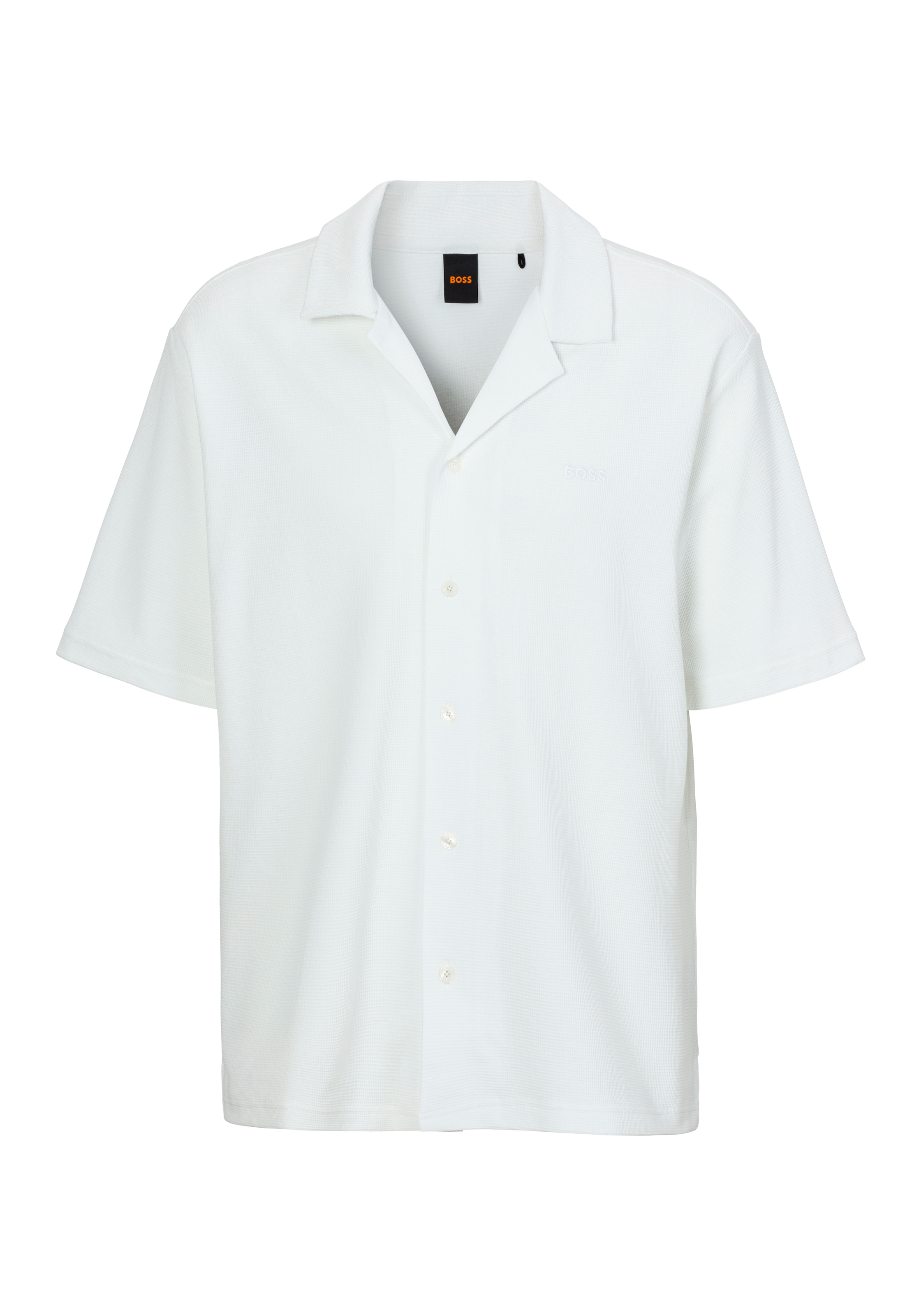 BOSS ORANGE Kurzarmshirt »Pe«, mit Ton-in-Ton Logo