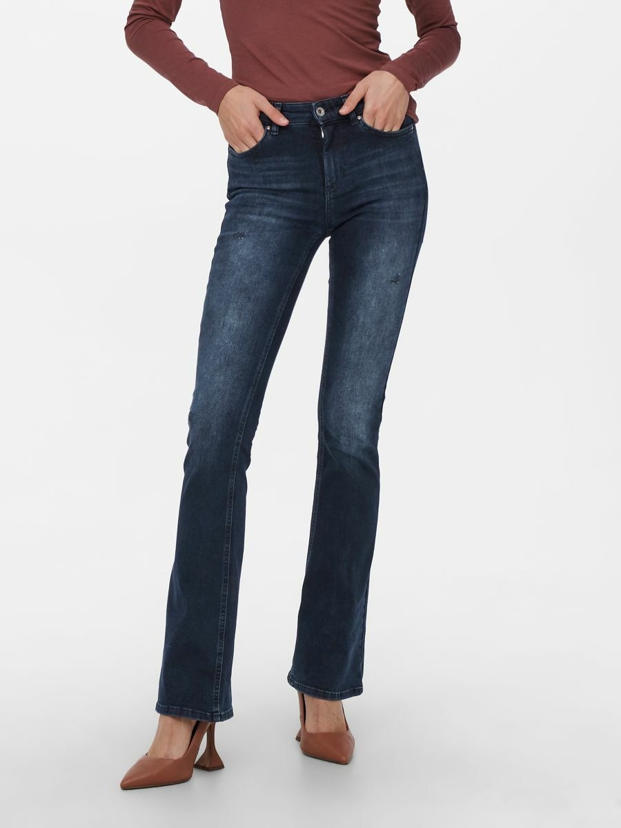 Image of ONLY Bootcut-Jeans "ONLBLUSH MID FLARED DNM REA409 NOOS"