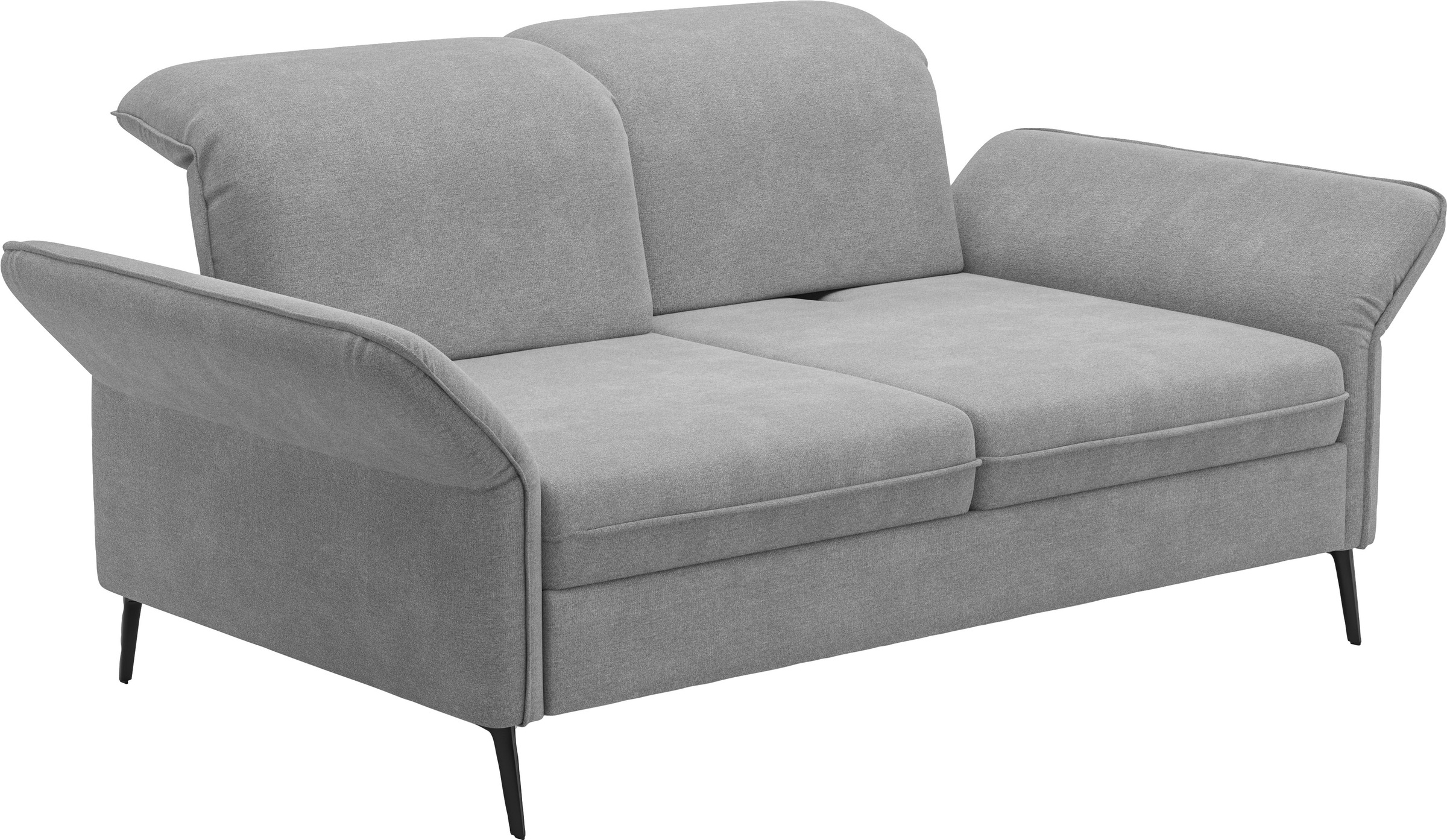 sit&more 3-Sitzer »Emely, inkl. Sitztiefenverstellung«, wahlweise mit Bettfunktion, Kopf- & Armteilverstellung