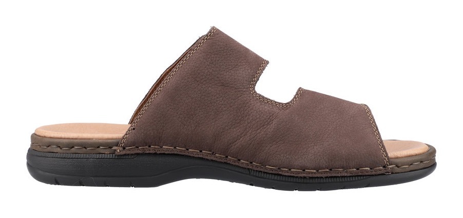Rieker Pantolette, Klettschuh, Sandale, Sommerschuh mit praktischem Klettverschluss