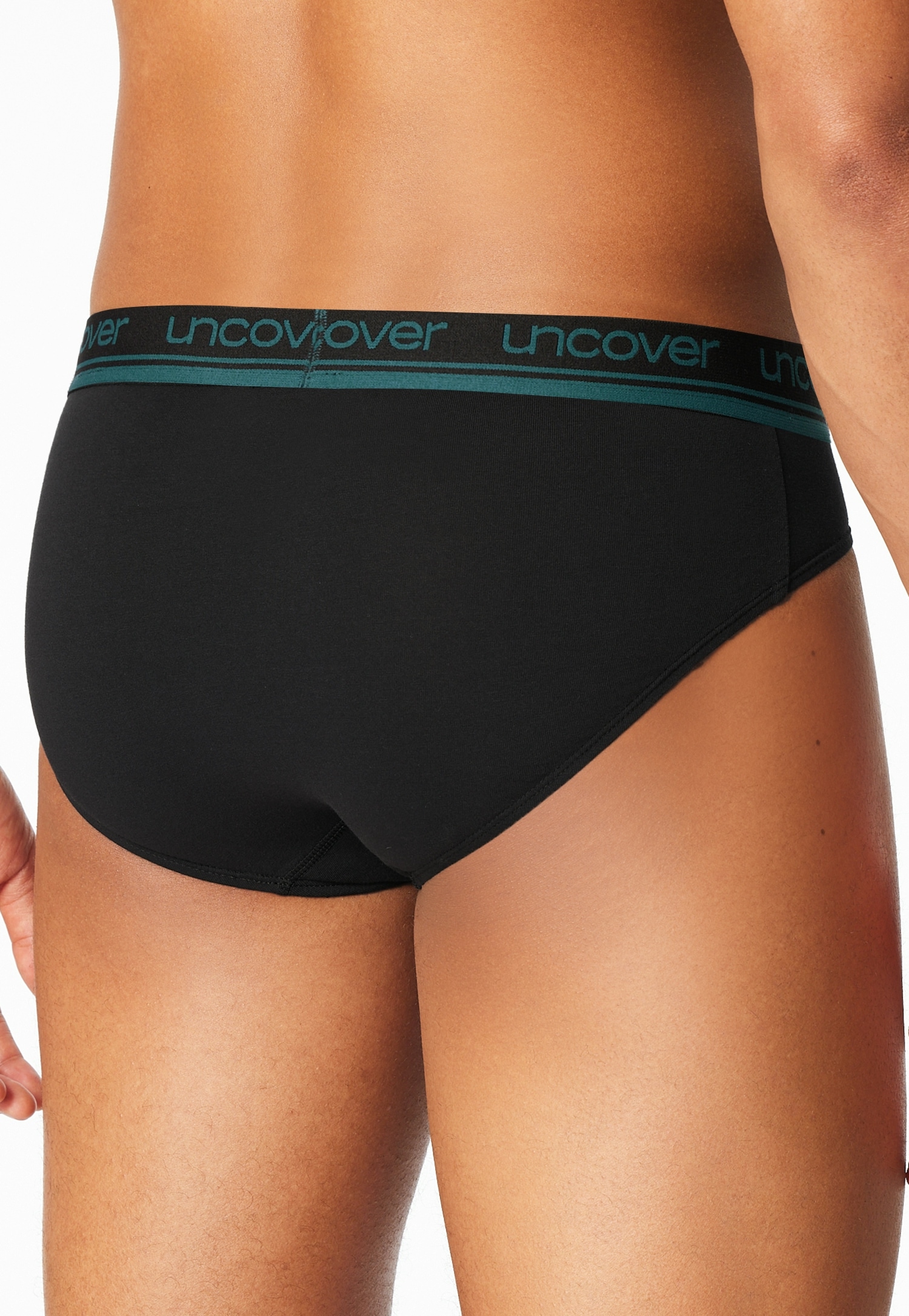 uncover by SCHIESSER Slip rio »Uncover Cotton« 3er Pack,  ohne Eingriff, elastisch, Single Jersey-Qualität, Logo-Bund