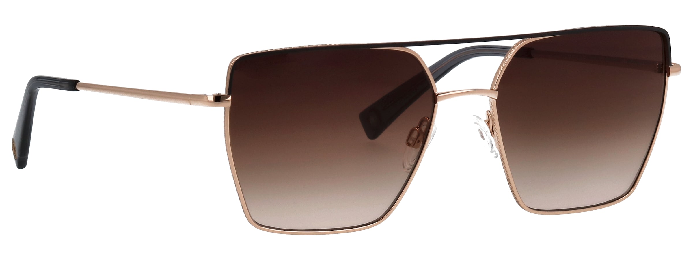 BRENDEL eyewear Sonnenbrille »Modell 905064« Form Pilot, Logoschriftzug auf Bügel, Metallfassung