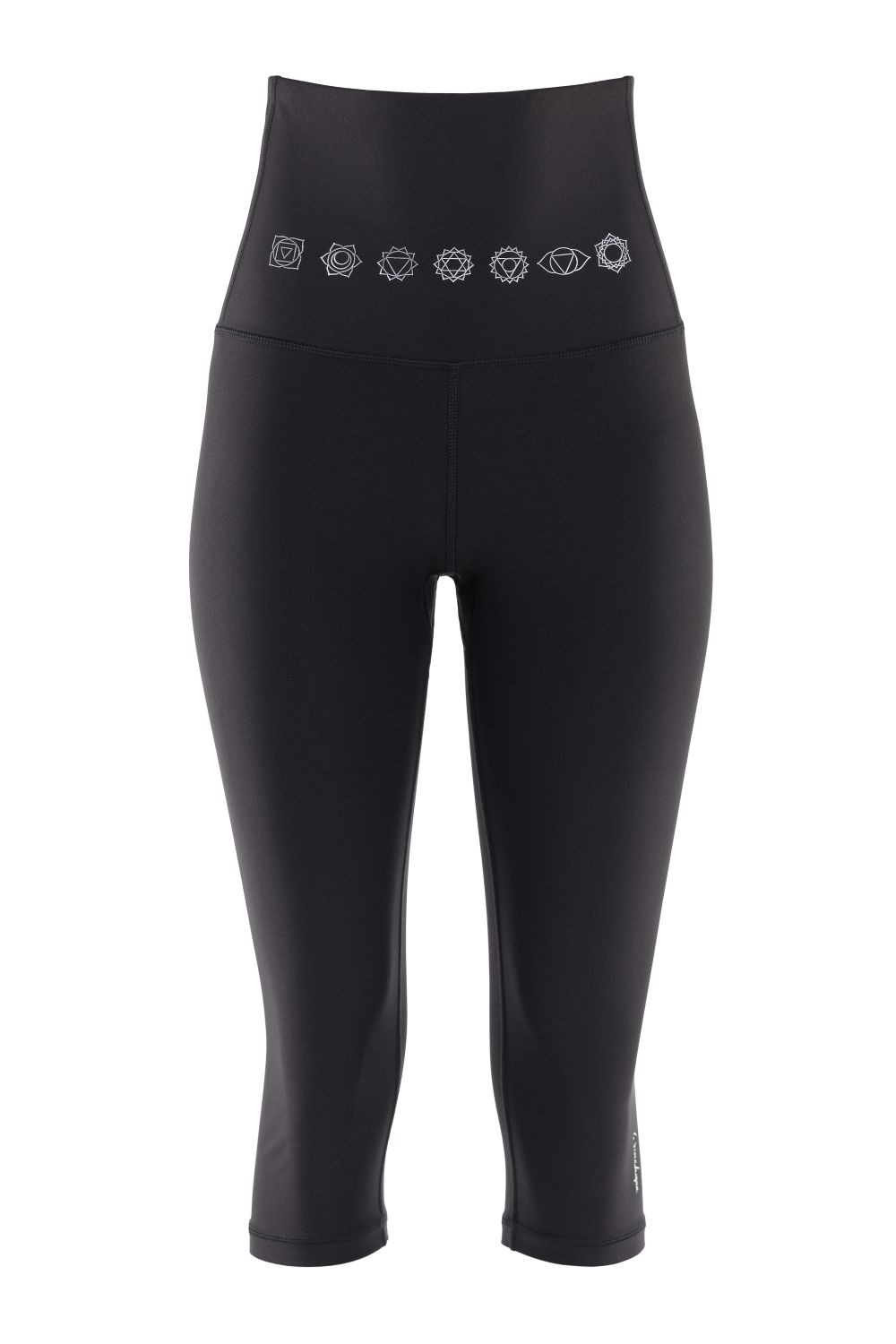Image of Winshape Leggings "3/4-Functional Comfort HWL212C-silberne 7 Chakras" High Waist