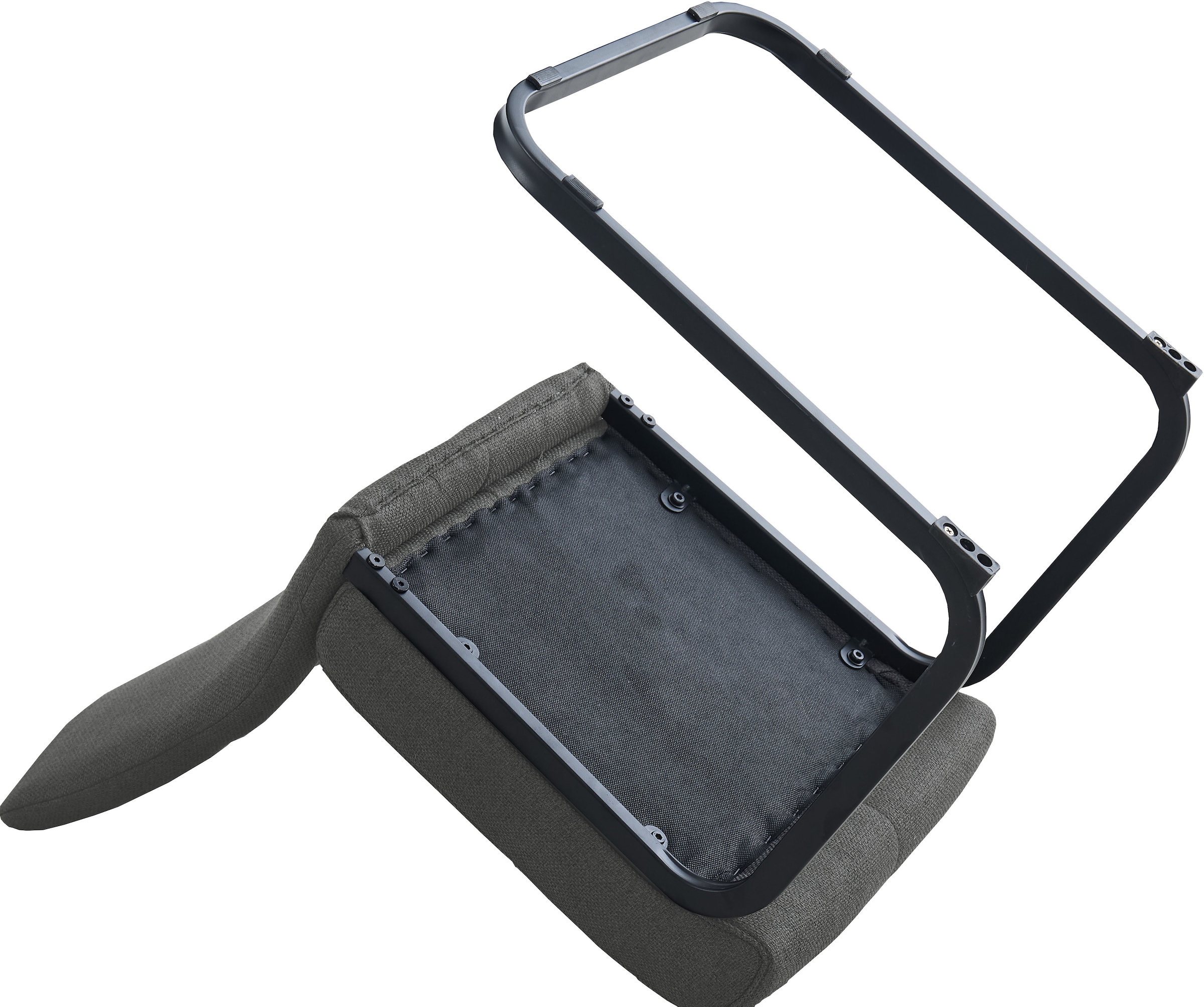 GOODproduct Chaise cantilever »Alabama, 2er-Set, Federkern« (Ensemble) 2 cuisgemütlicher Esszimmerstuhl mit Federkern und robustem Webstoff