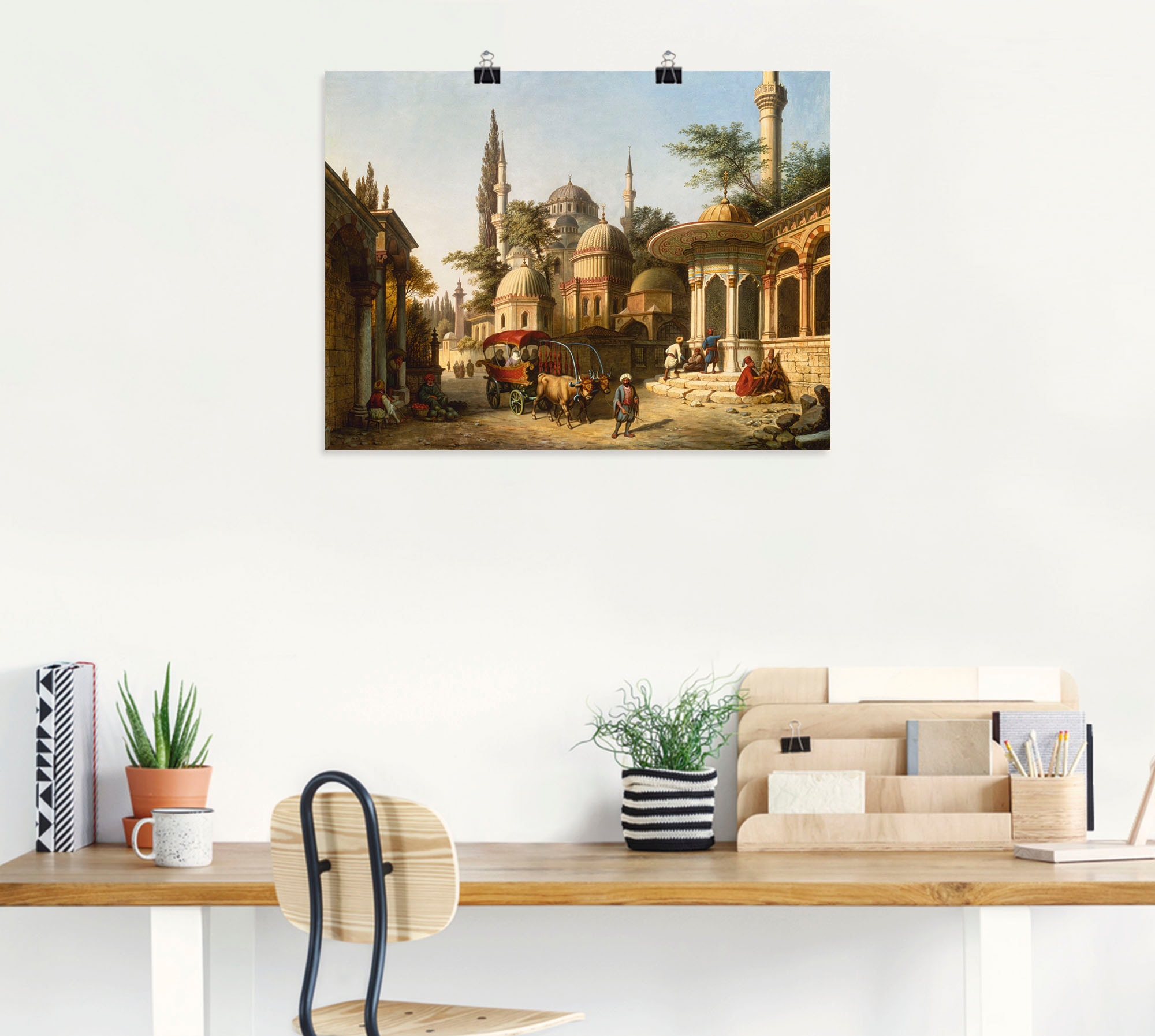 Artland Wandbild »Ansicht einer Moschee in Istanbul«, Gebäude, (1 St.), als Alubild, Outdoorbild, Leinwandbild, Poster in verschied. Grössen