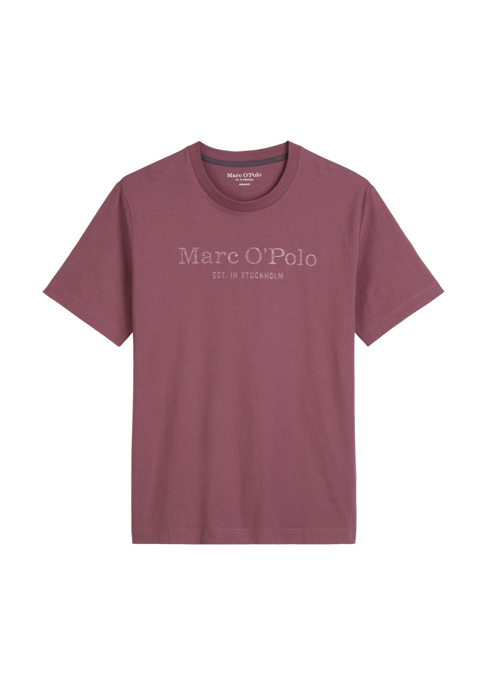 Marc O'Polo T-Shirt, mit tonigem Label-Print vorne
