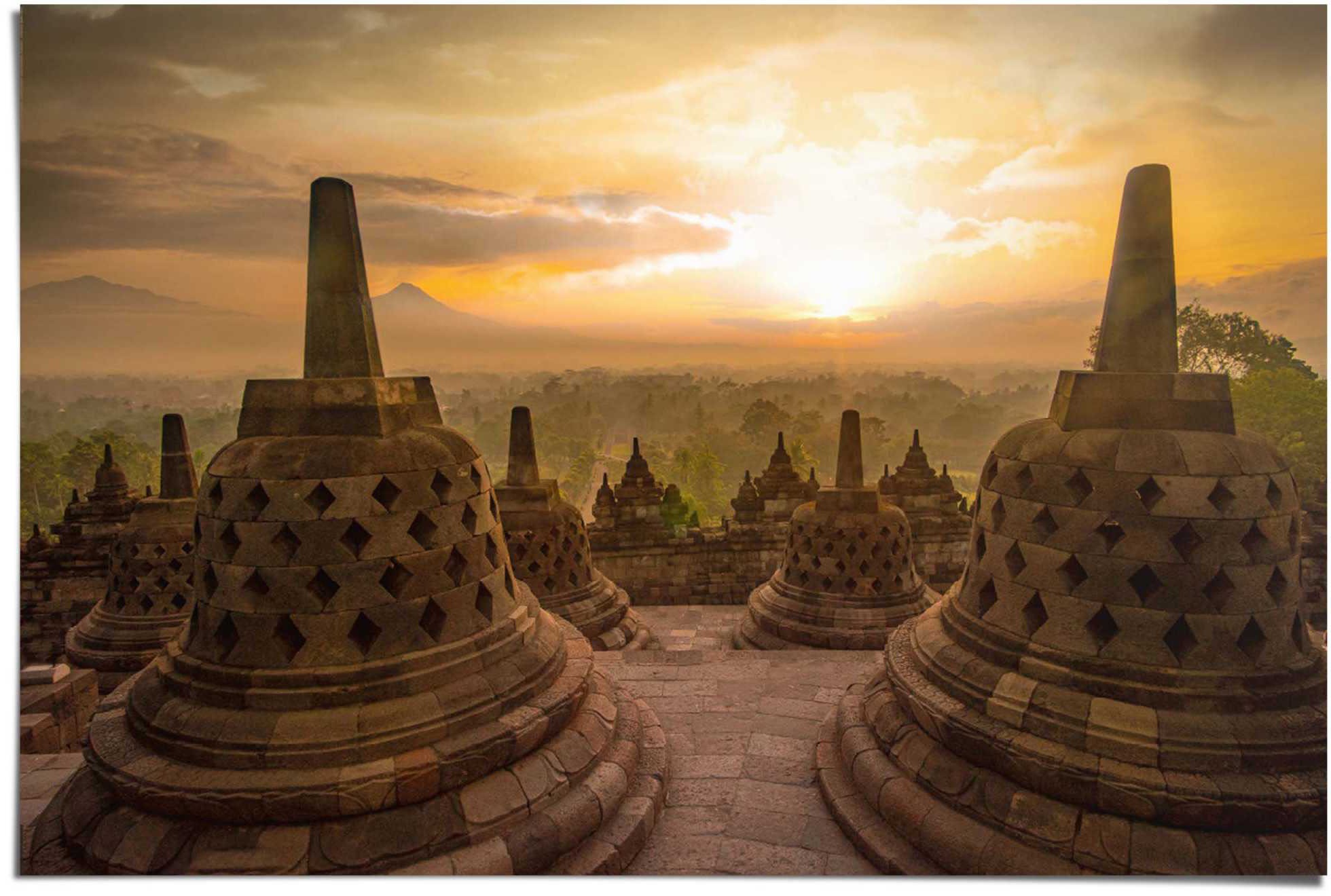 Image of Reinders! Poster »Stupas Borobudur« bei Ackermann Versand Schweiz
