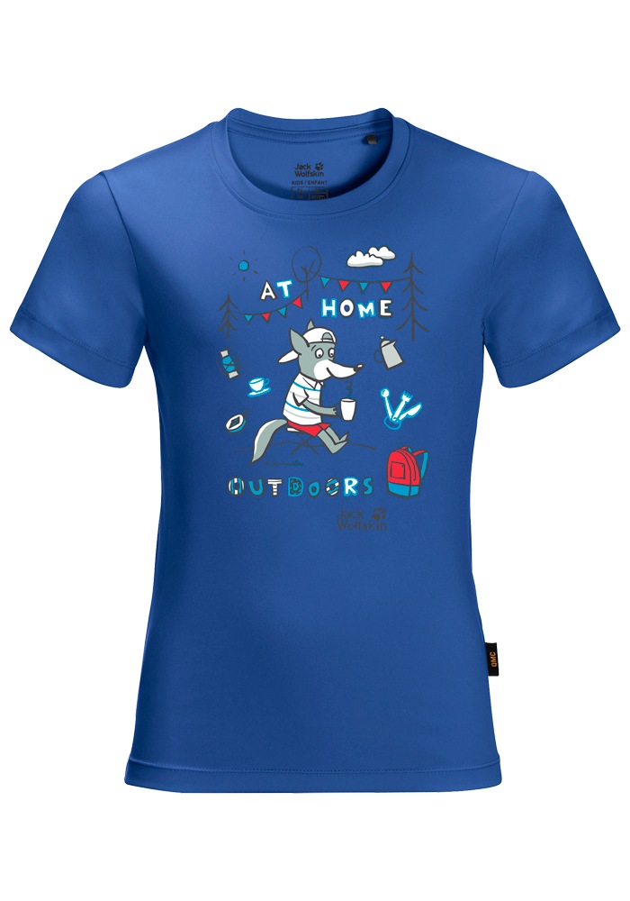 Trendige Jack Wolfskin T-Shirt »HAPPY CAMPER T KIDS« versandkostenfrei -  ohne Mindestbestellwert shoppen