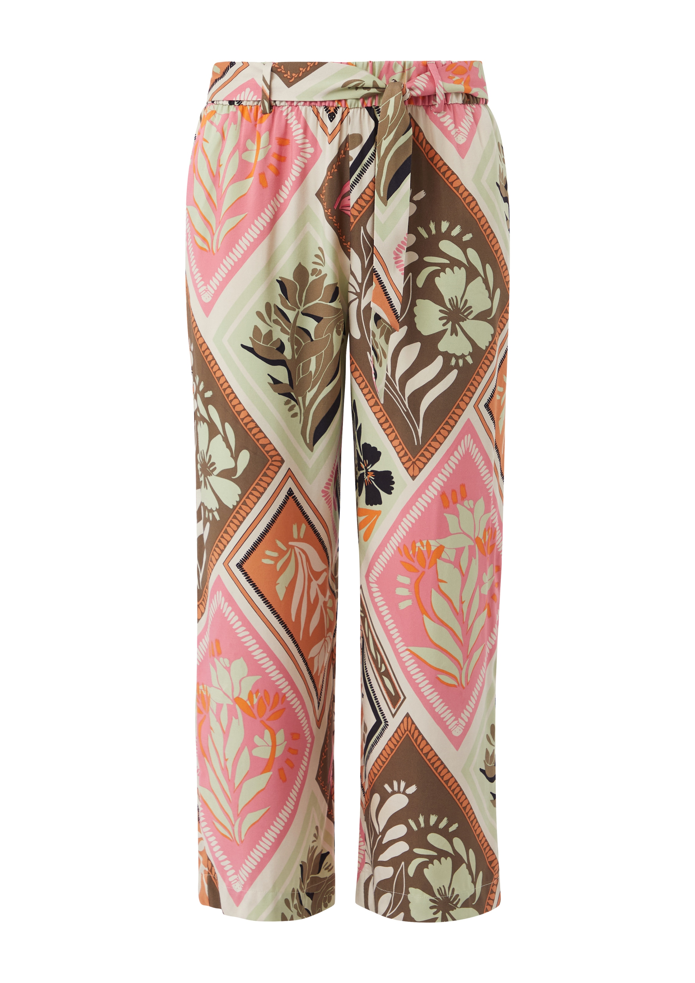 Comma Pantalon 7/8  à motif floral