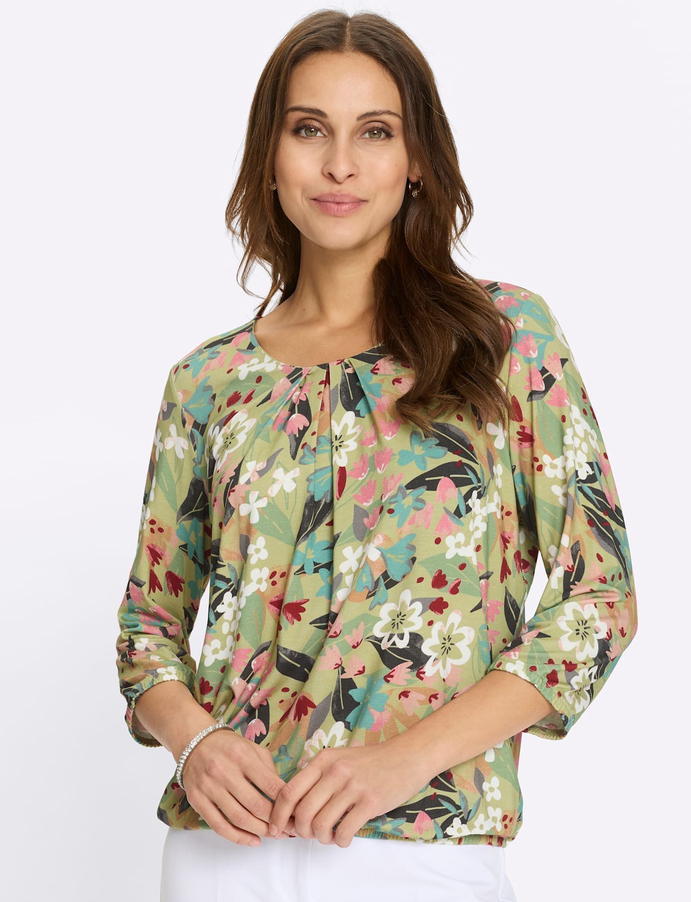 Lady 3/4-Arm-Shirt »Druck-Shirt« 1 tlg.