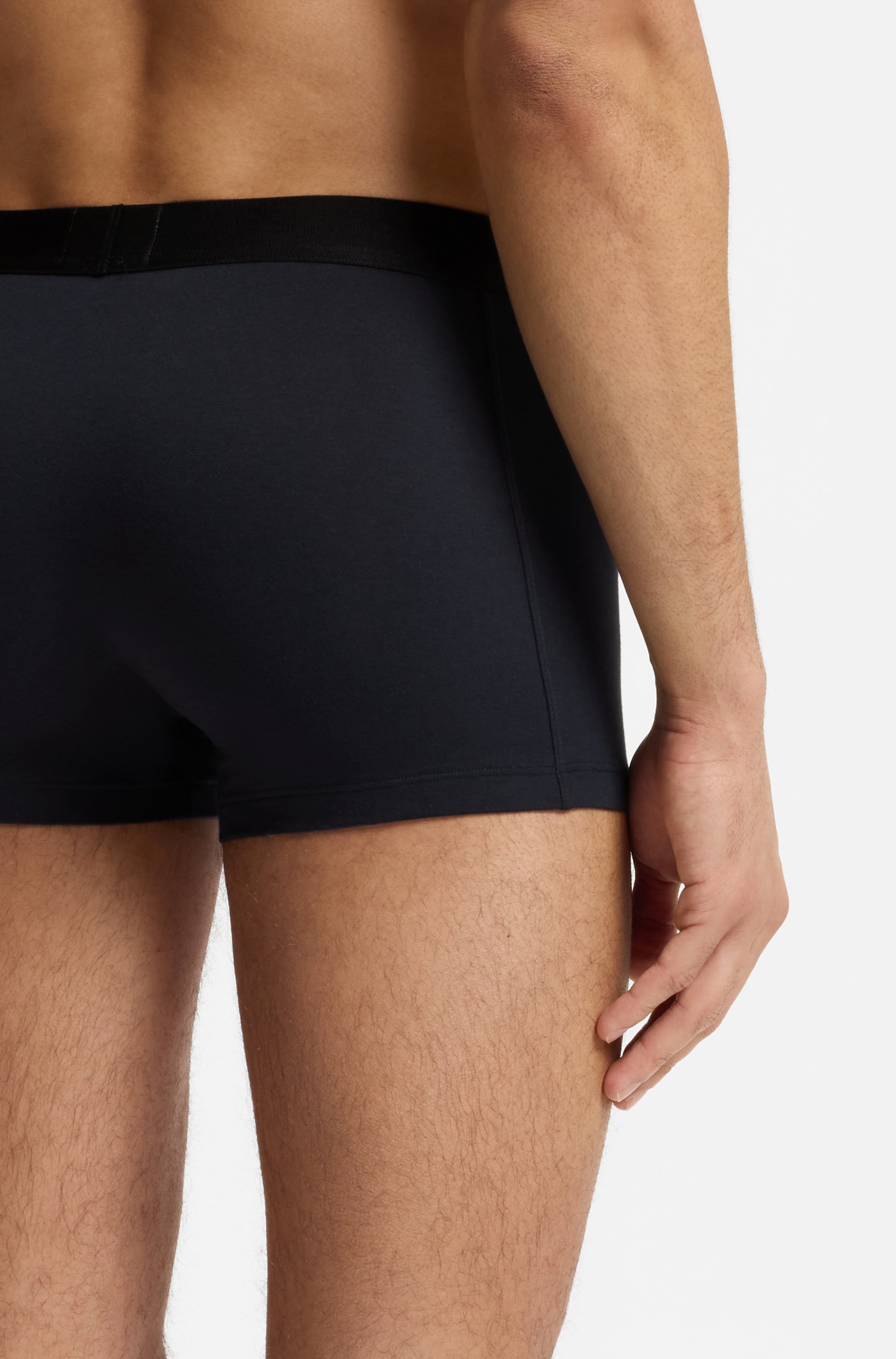 BOSS Trunk »3P Trunk BOSS ONE« mit unifarbenen Bund