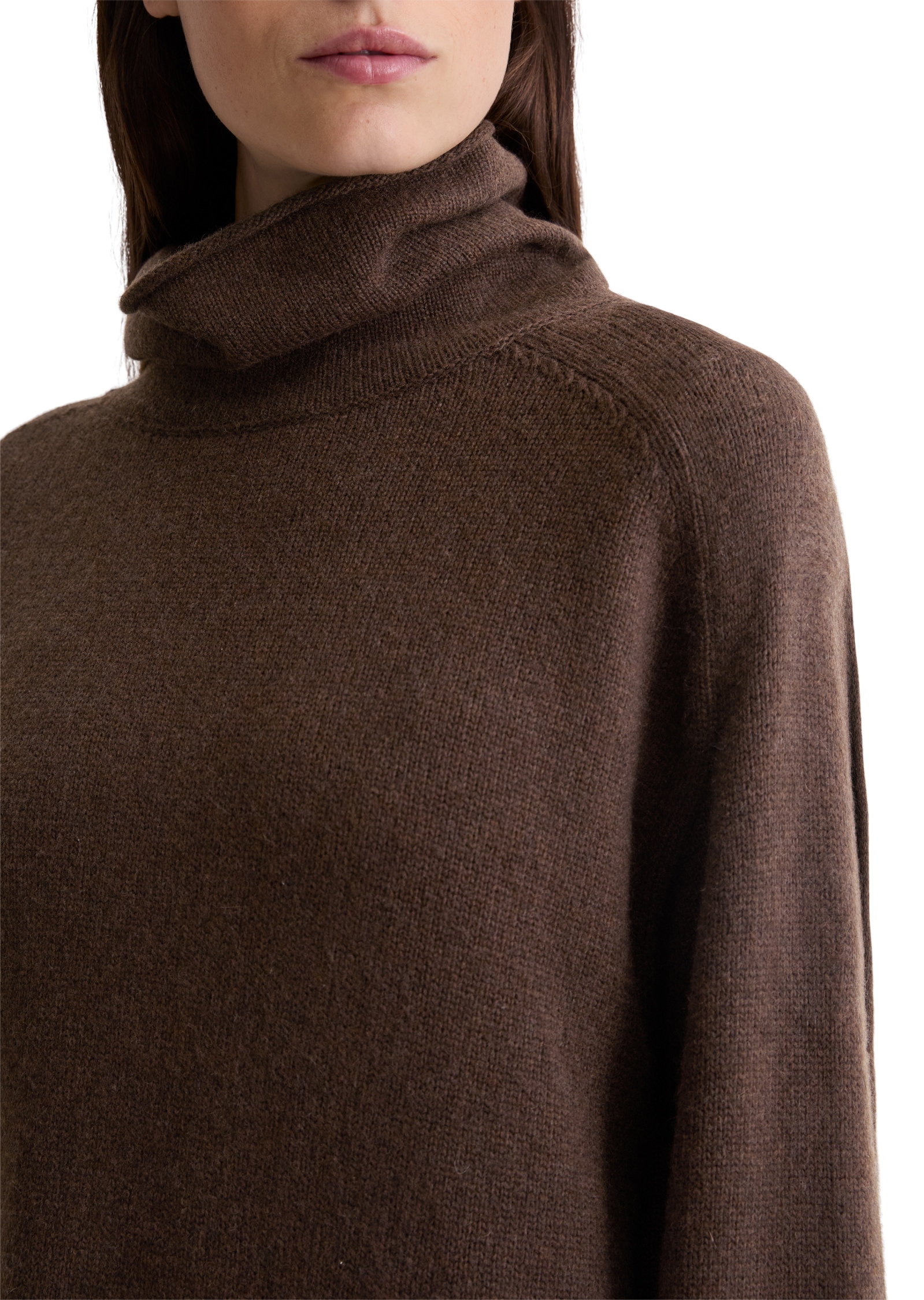 Marc O'Polo Strickkleid Ohne Taschen relaxed fit, aus softem Woll-Mix