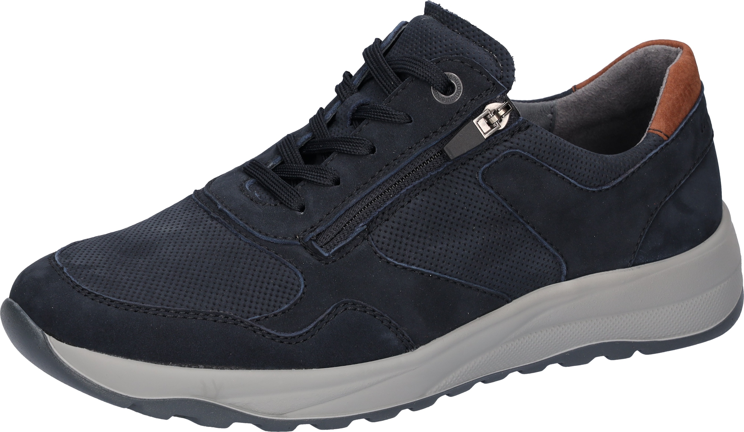 Image of Waldläufer Schnürschuh "K-John" Schnürschuh, Bequemschuh, H-Weite, mit seitlichem Reissverschluss