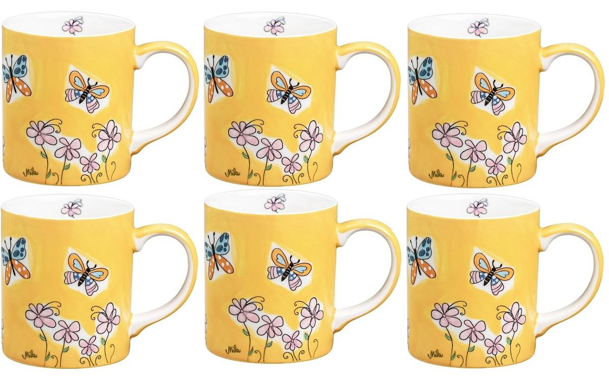 Image of Mila Cappuccinotasse »Schmetterlinge 180« bei Ackermann Versand Schweiz