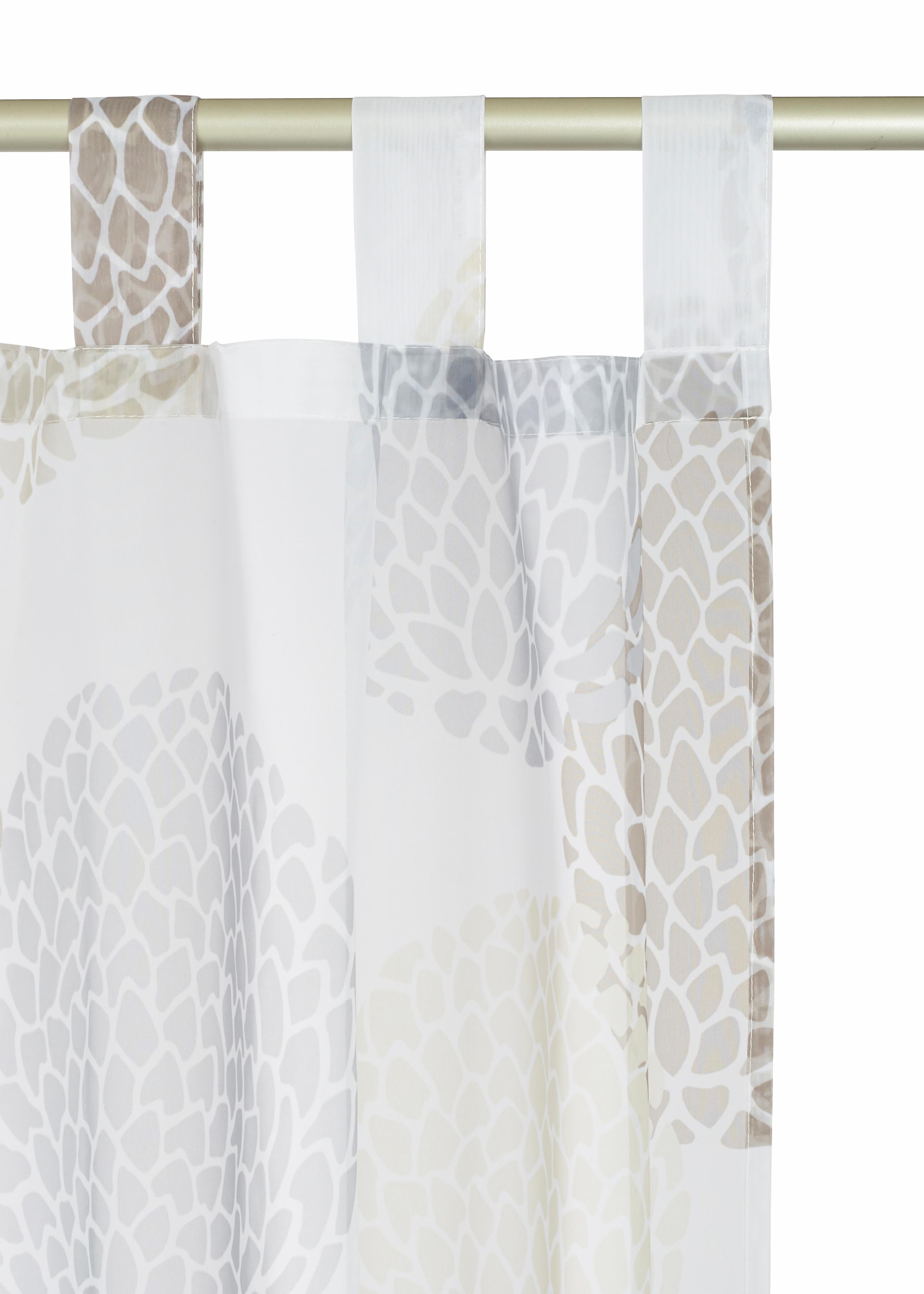 my home Gardine »Belem«, (2 St.), transparent, Polyester, gewebt